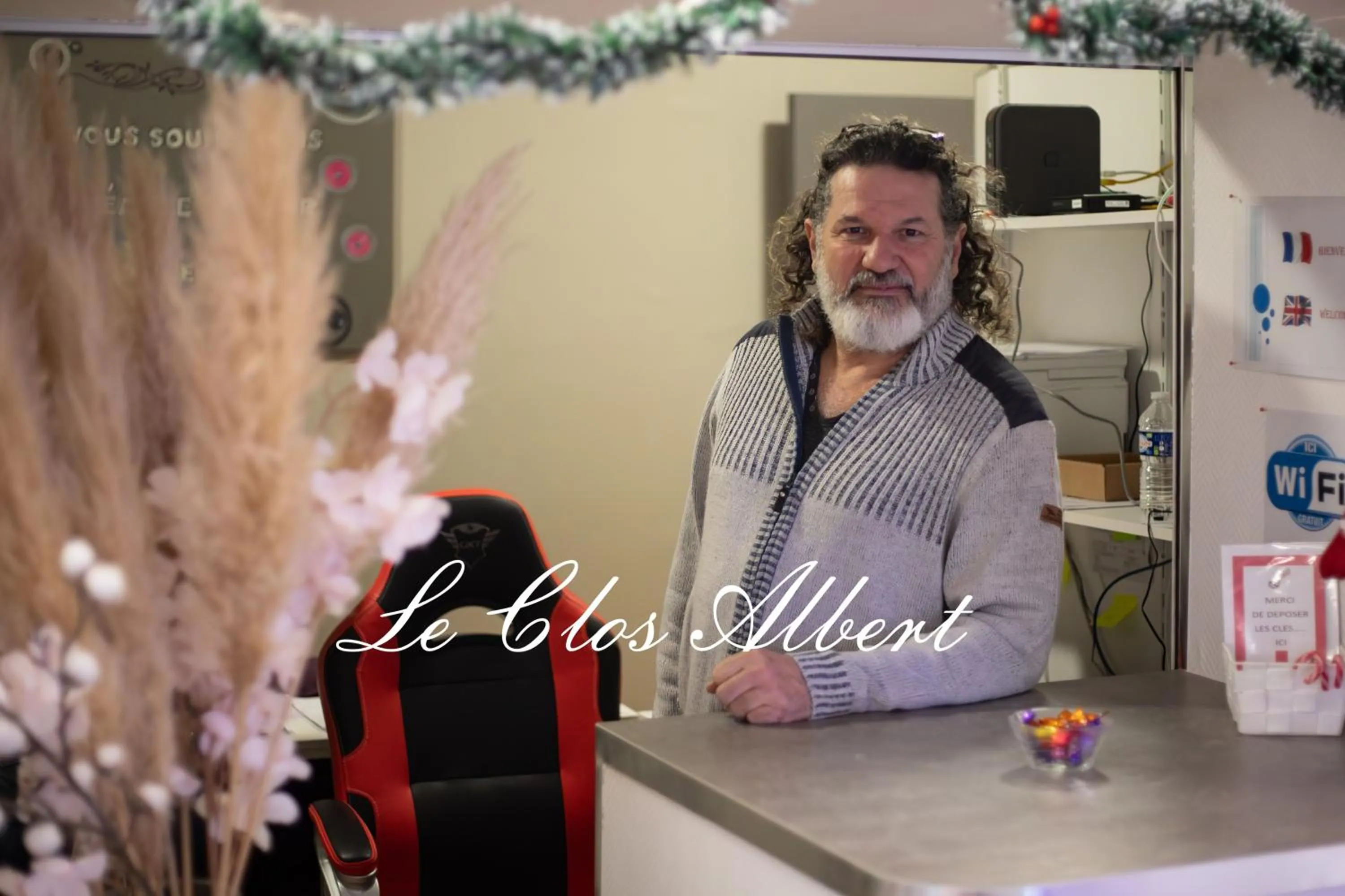 Lobby or reception in Le Clos Albert