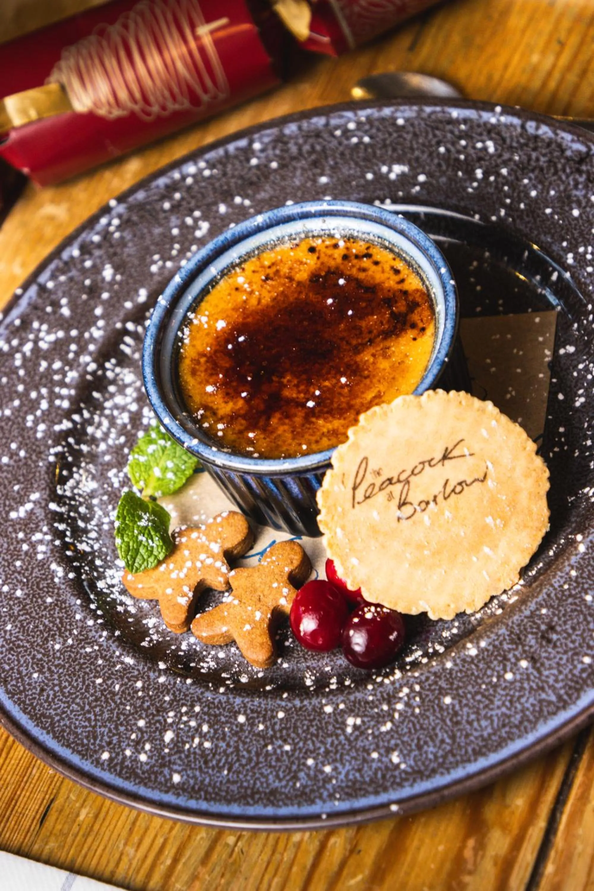 Food and drinks in The Peacock at Barlow