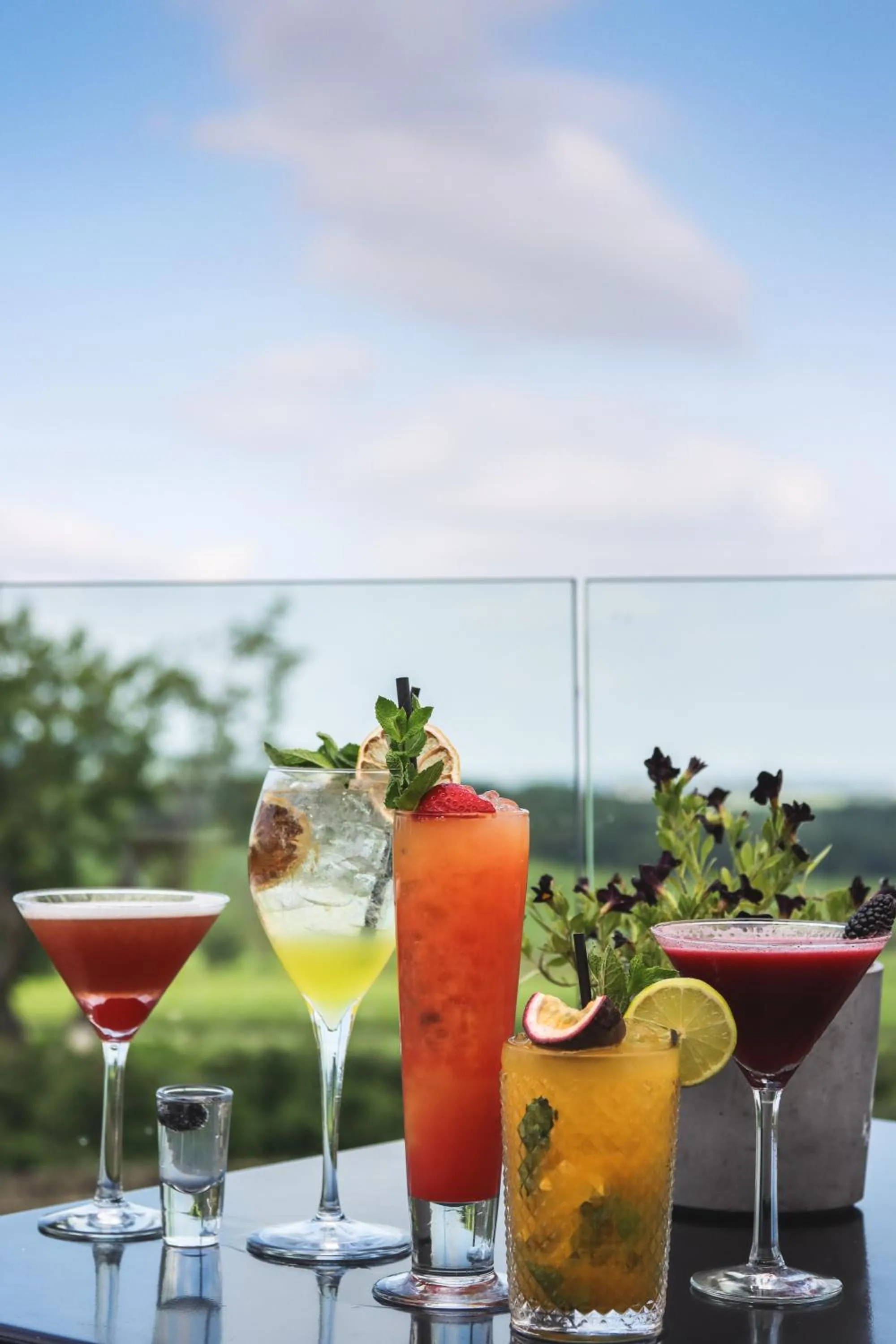 Food and drinks in The Peacock at Barlow