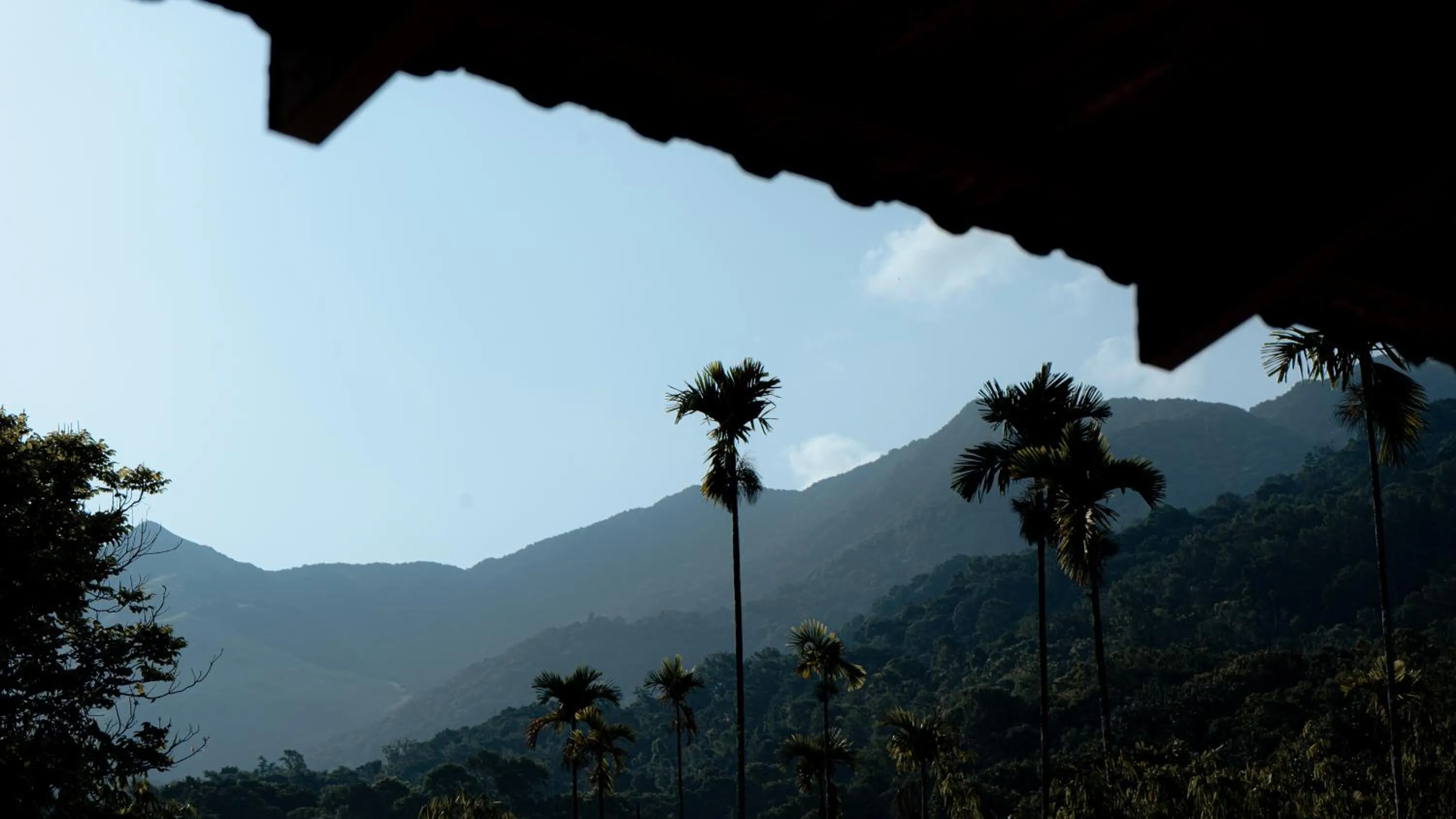 Mountain view in Vythiri Holiday Resort, Wayanad