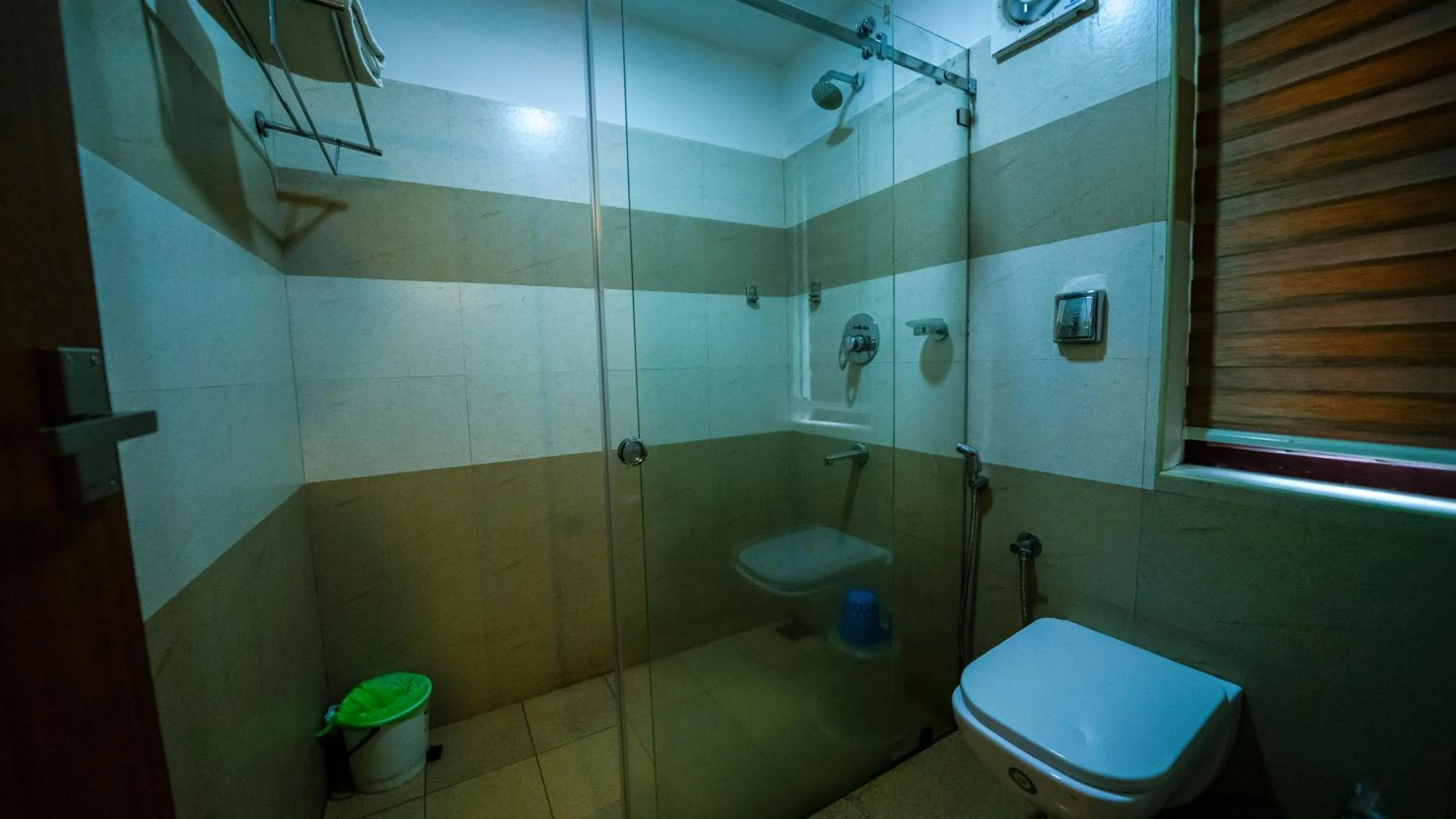 Shower in Vythiri Holiday Resort, Wayanad