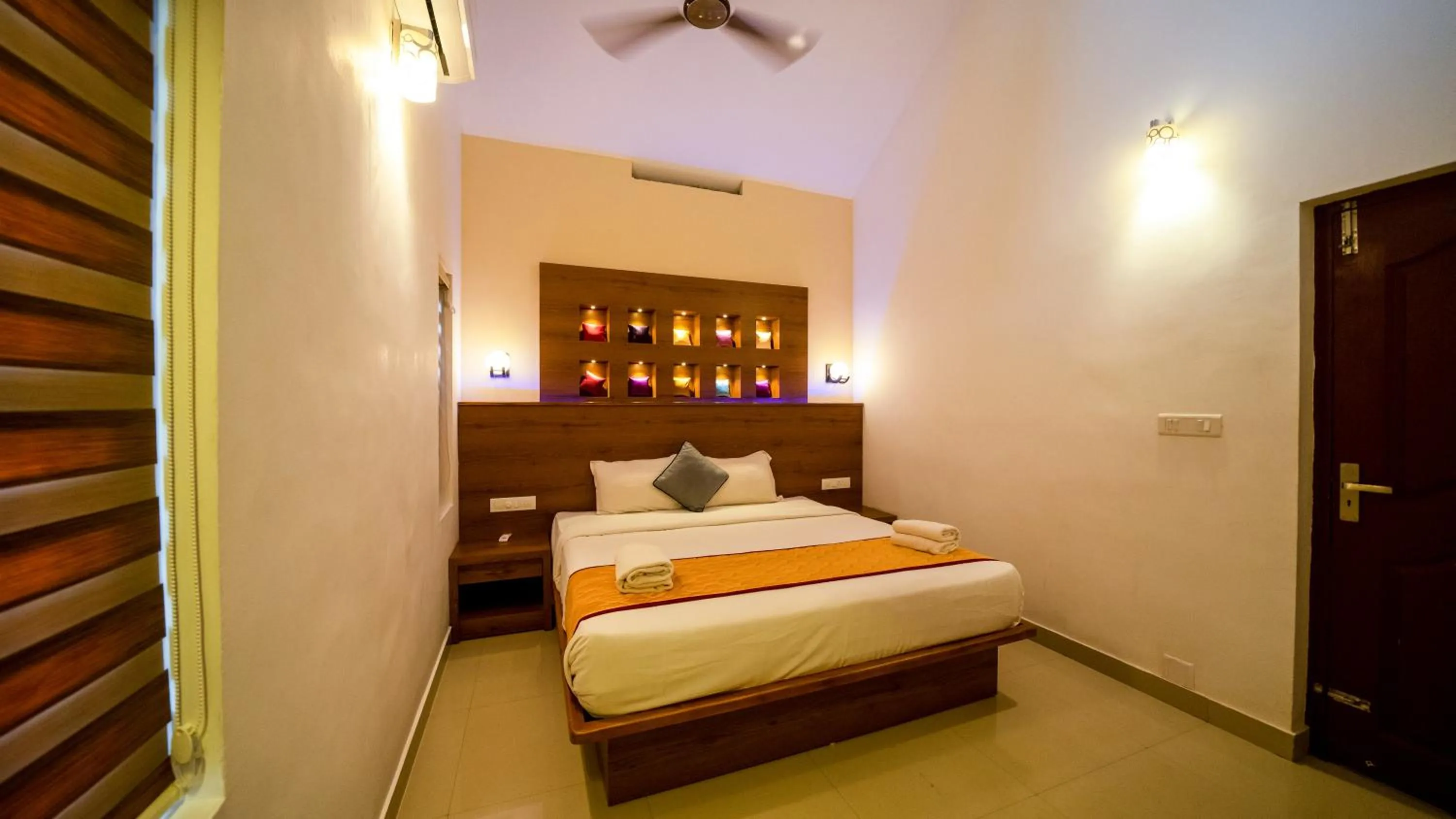 Bedroom in Vythiri Holiday Resort, Wayanad