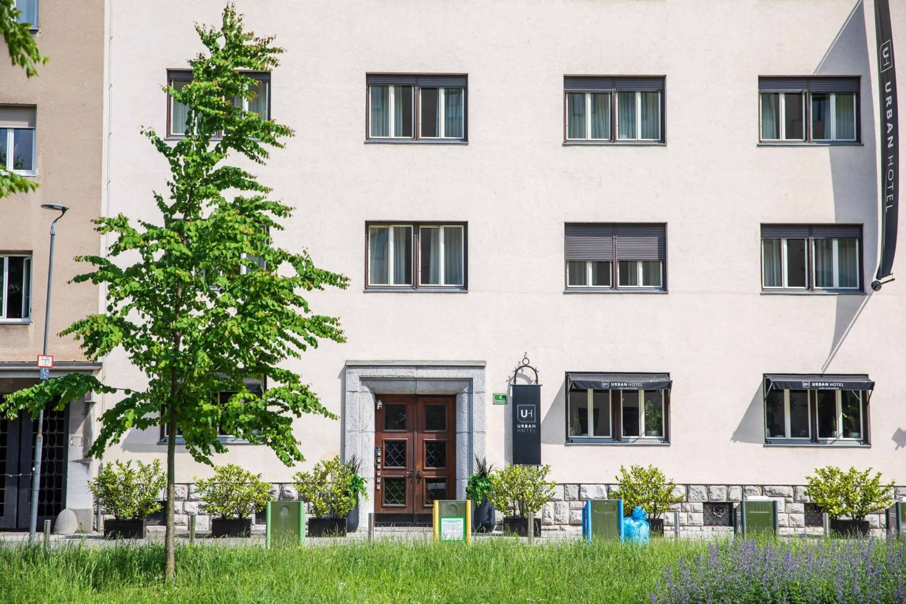 Garden view in Urban Boutique Hotel Center