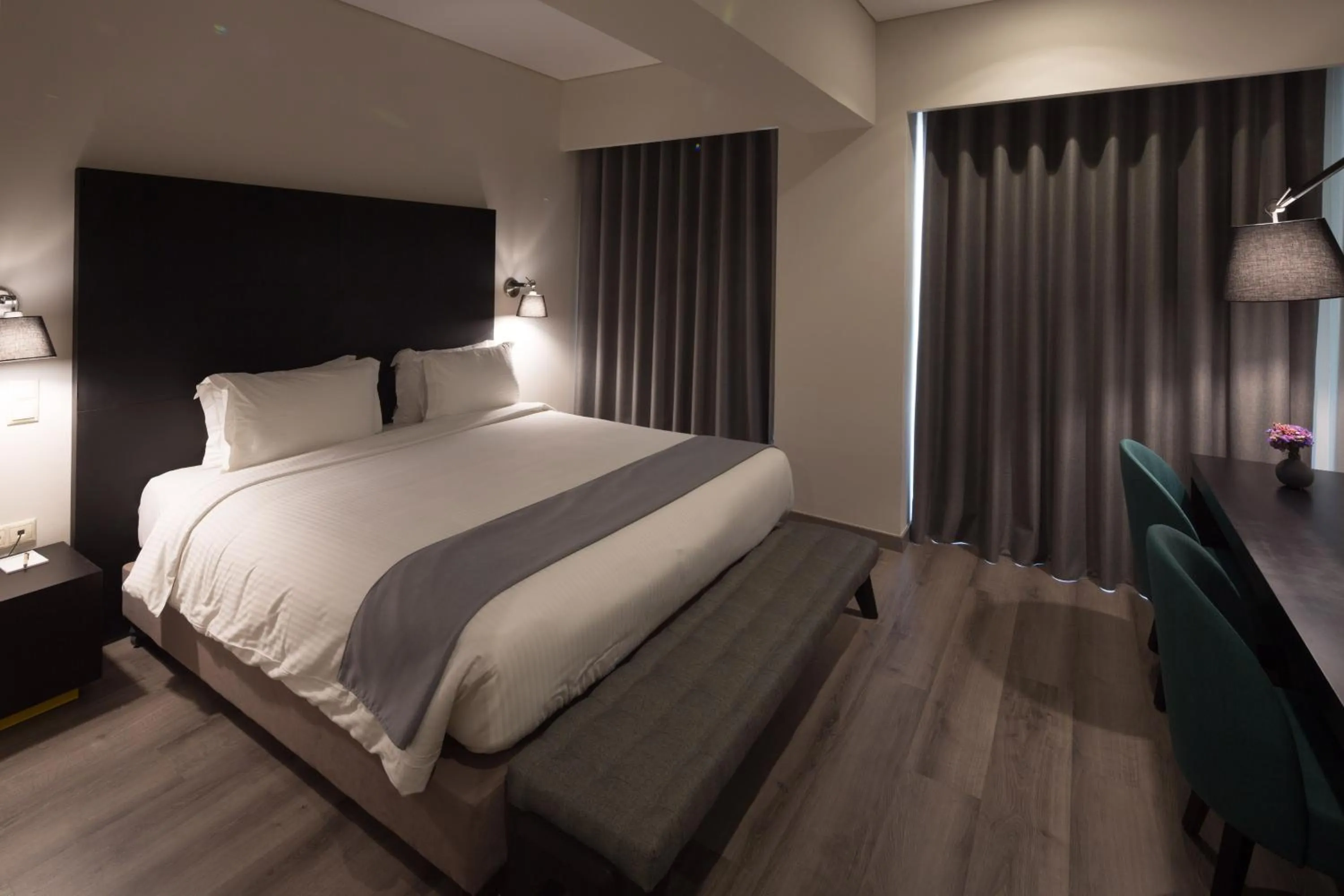 Bed in Hotel Lozenge