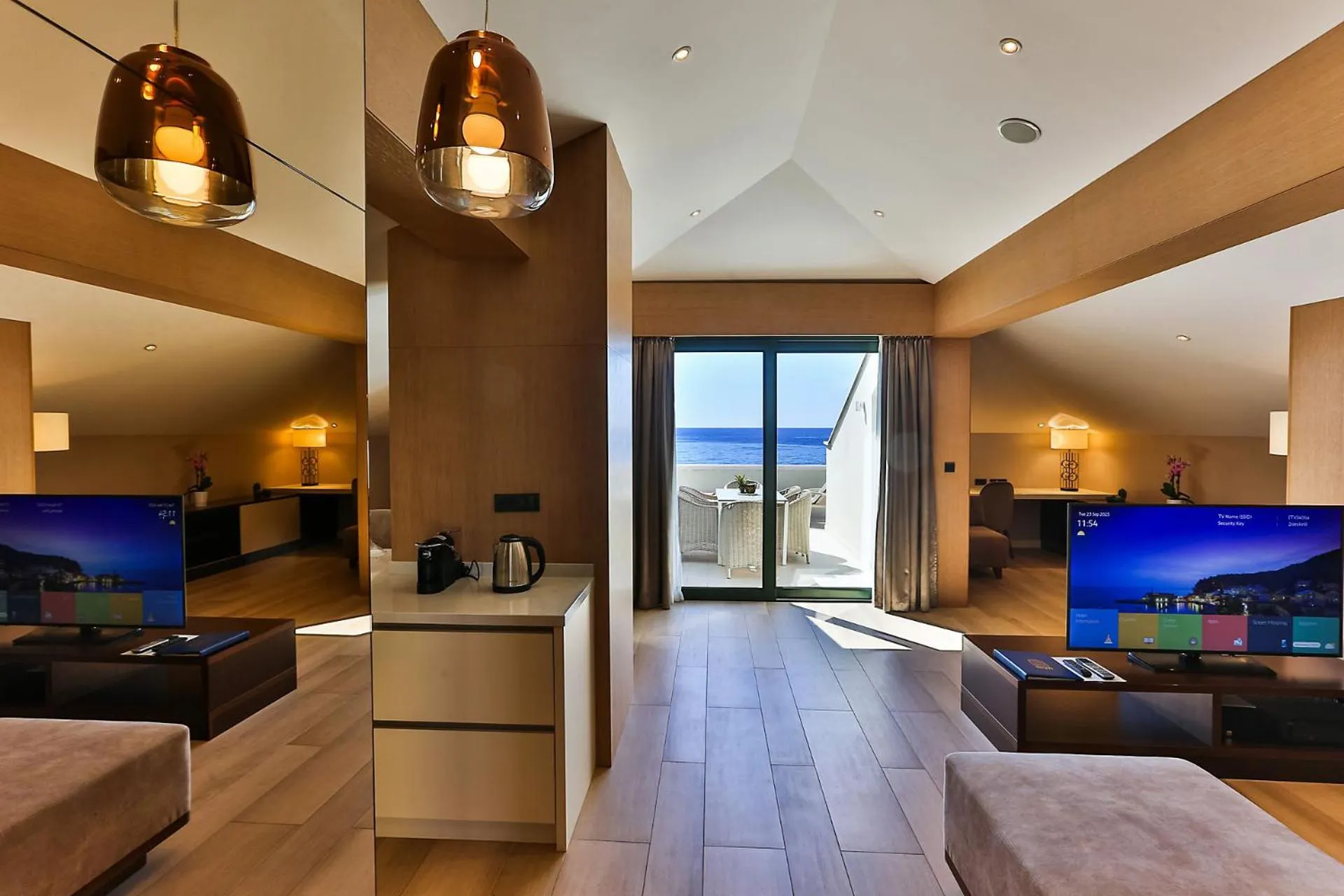 Living room in Hotel Riva by Aycon