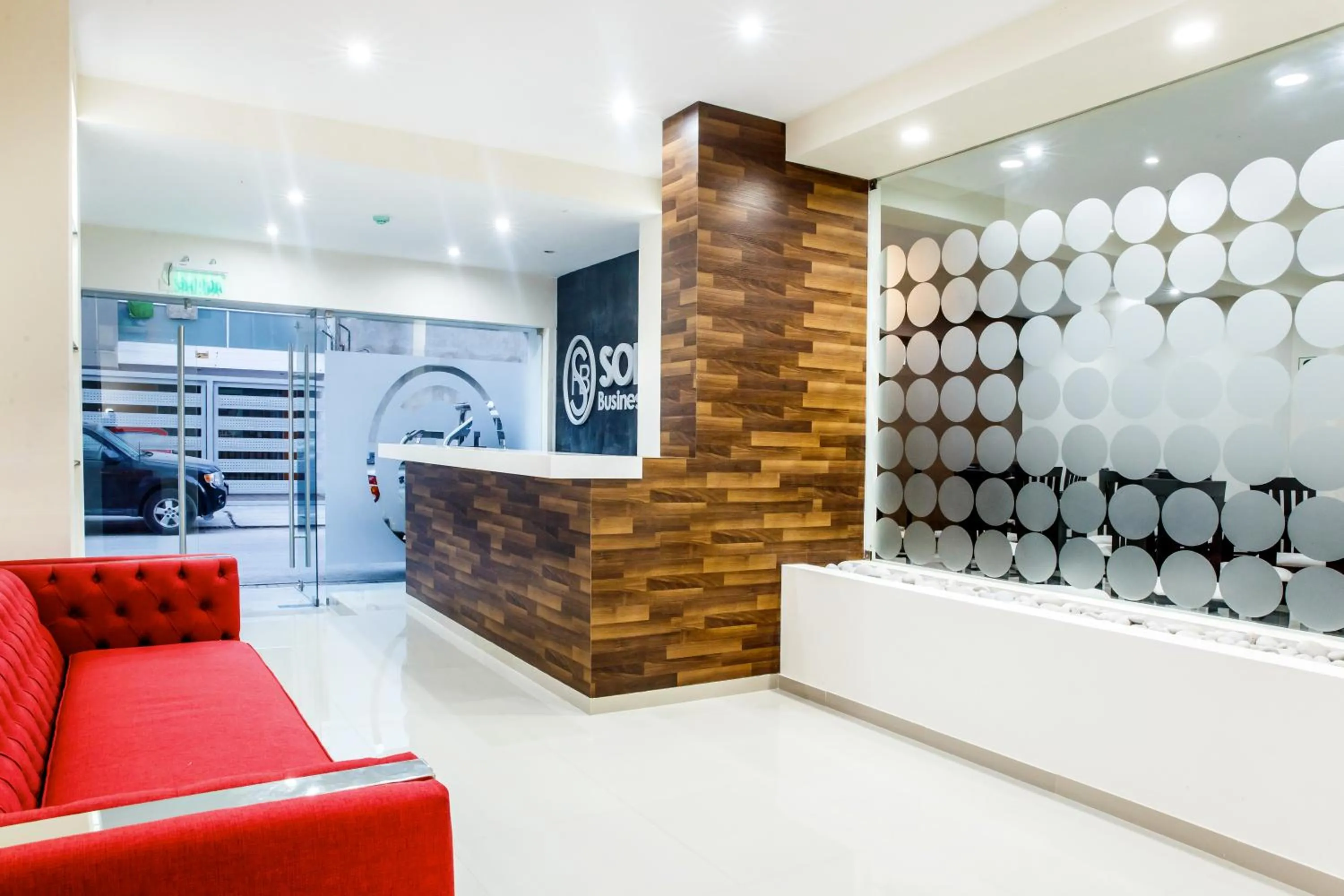 Lobby or reception in Hotel Solec