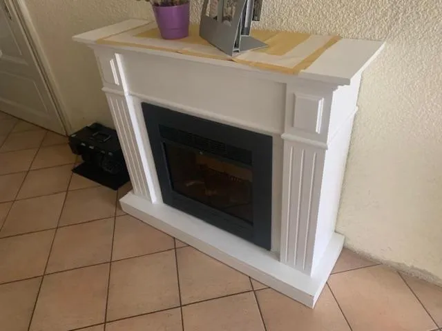 fireplace in Hotel Schwarzes Ross Siebenlehn