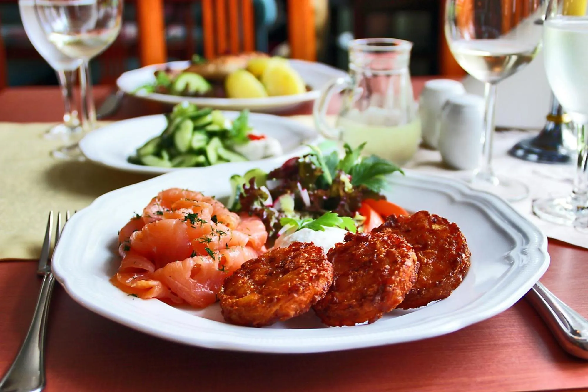 Dinner in Hotel Schwarzes Ross Siebenlehn