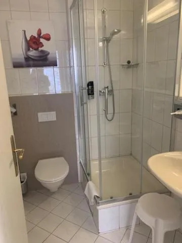 Bathroom in Hotel Schwarzes Ross Siebenlehn