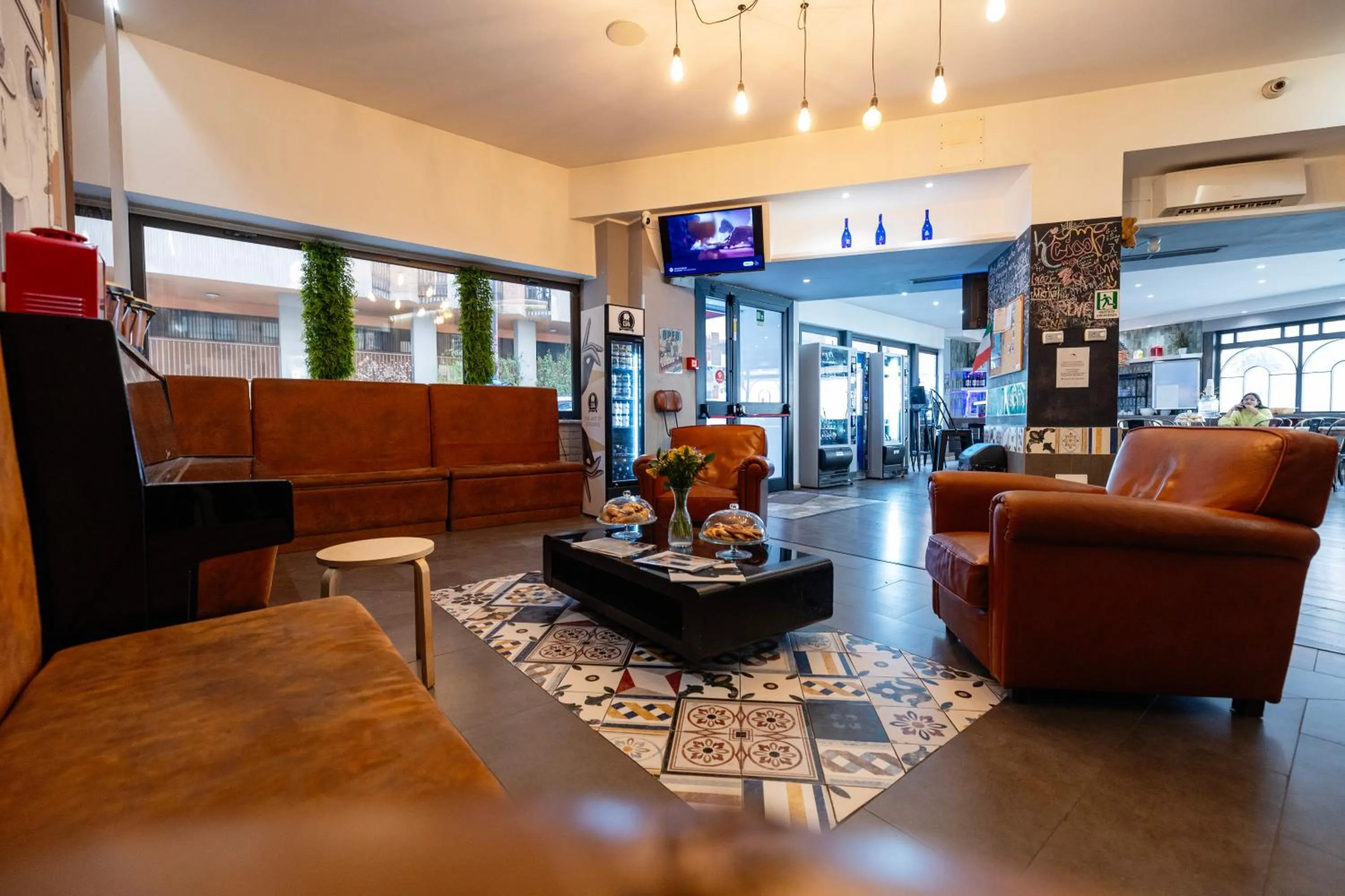 Lobby or reception in Hostel Trastevere