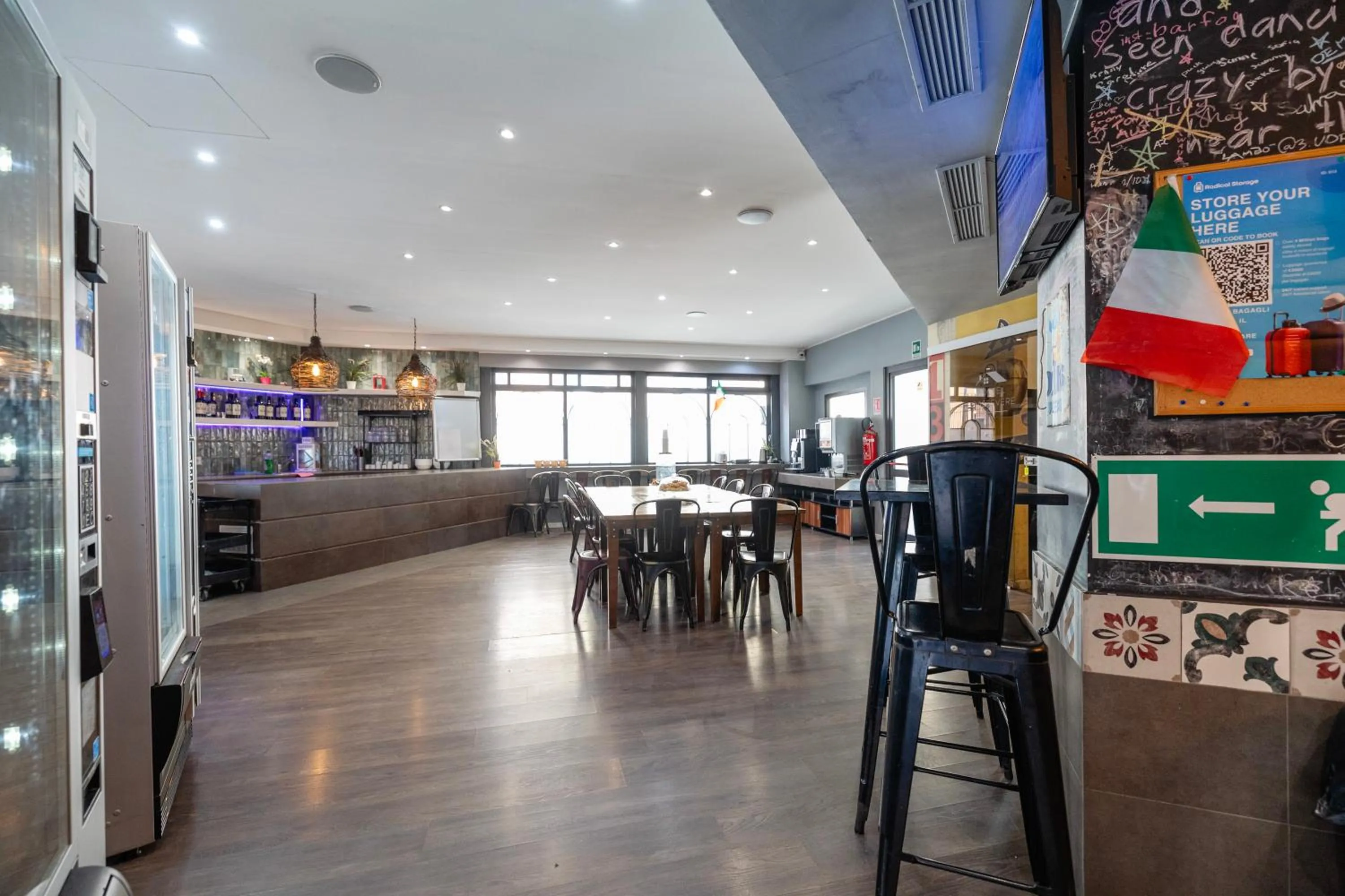 Lobby or reception in Hostel Trastevere