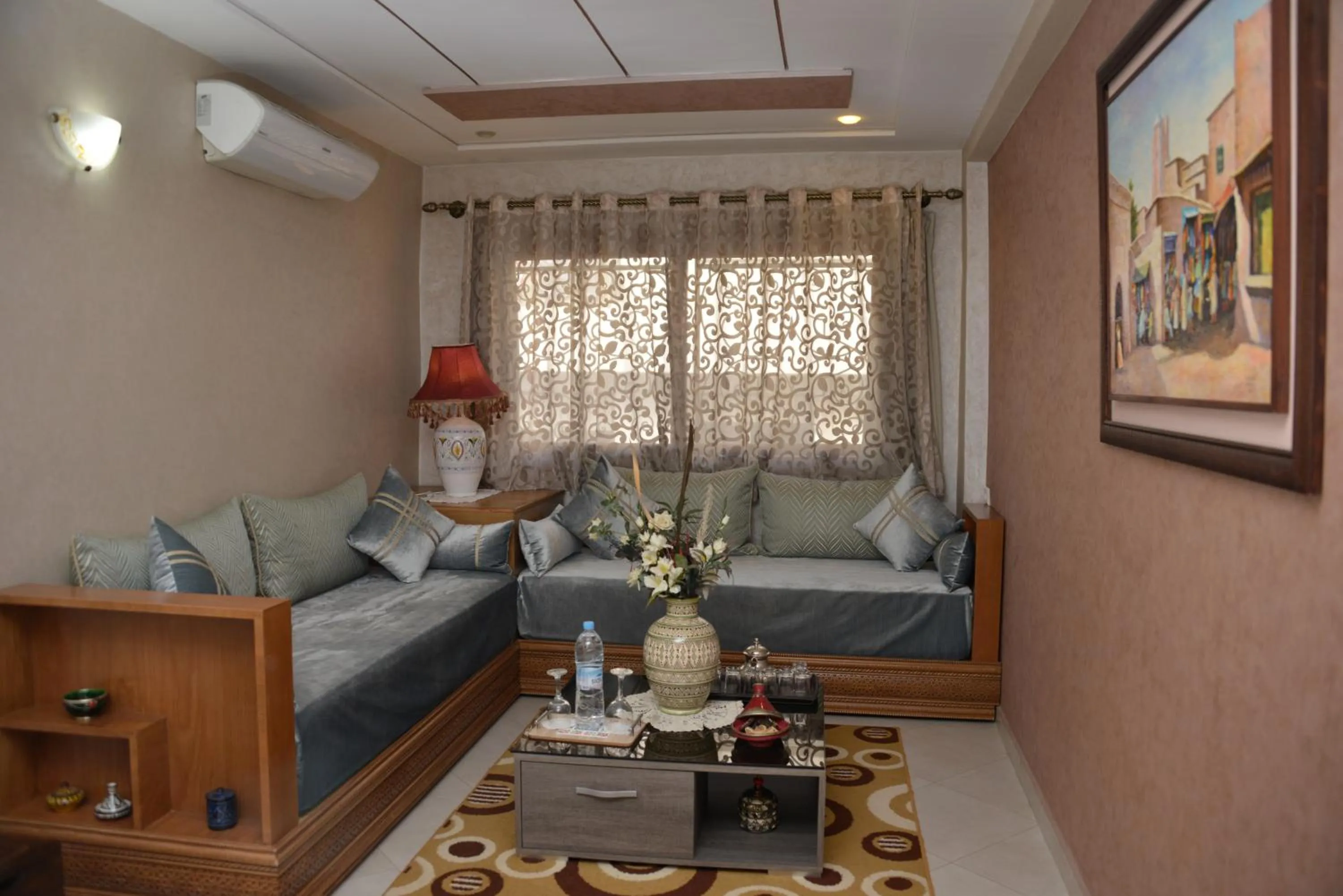 Living room in Aparthotel Les Oliviers Suites & Spa