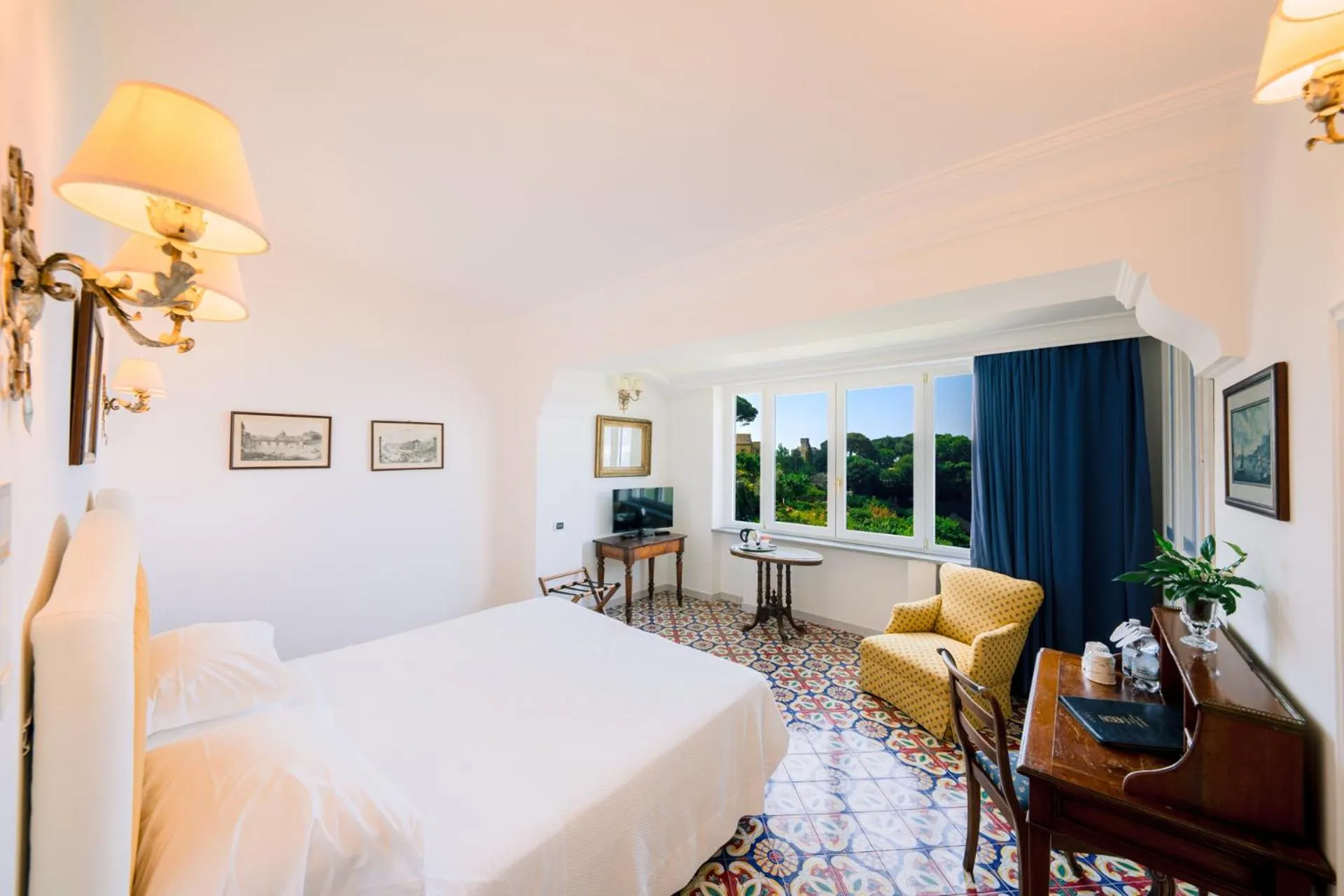 Bed in Hotel Villa Maria