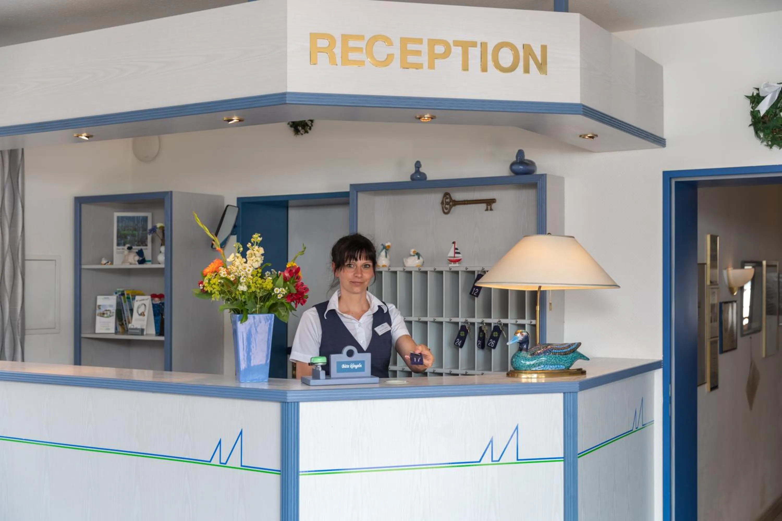 Lobby or reception in Hotel Ingeborg