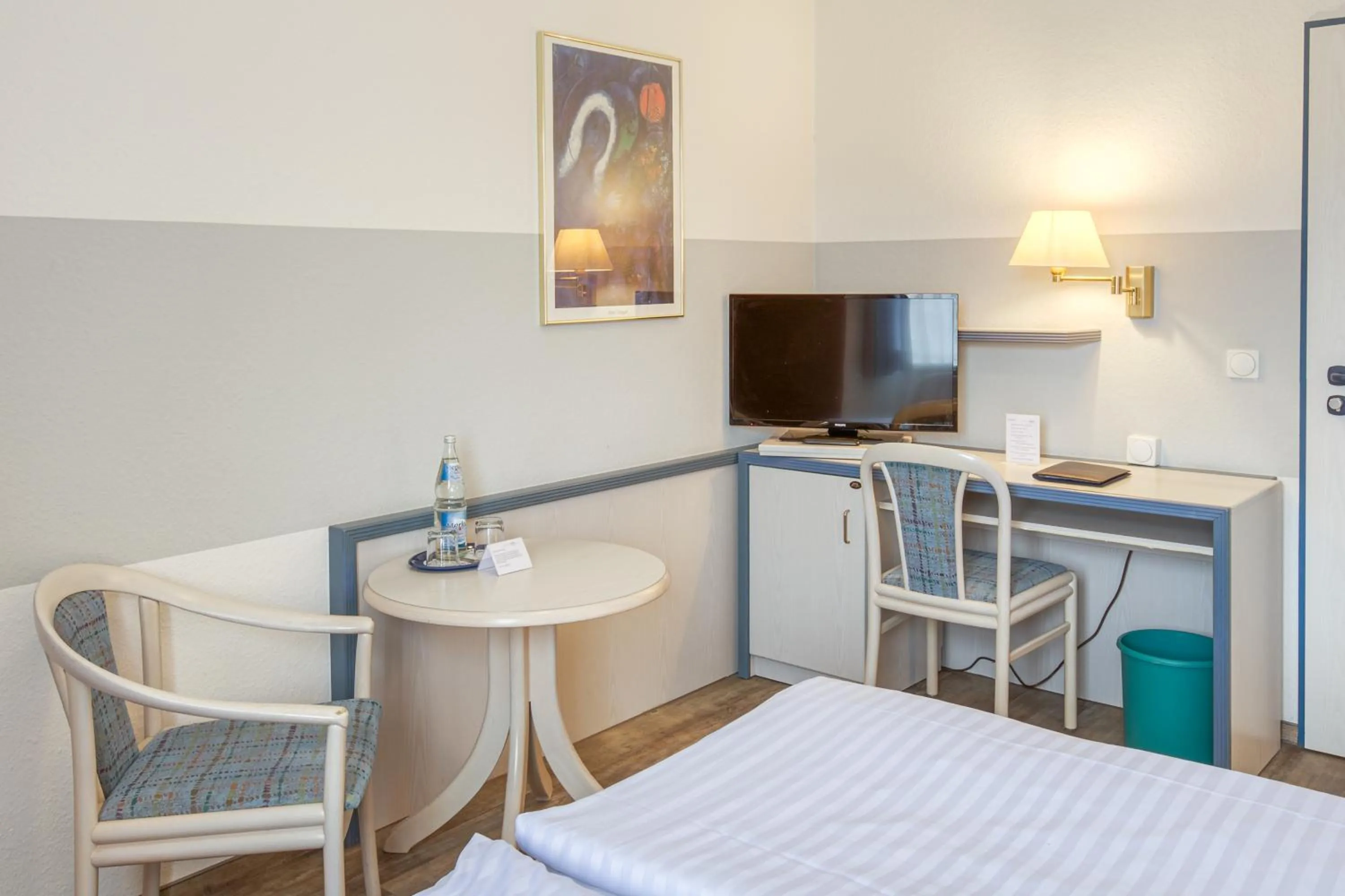 Bed in Hotel Ingeborg