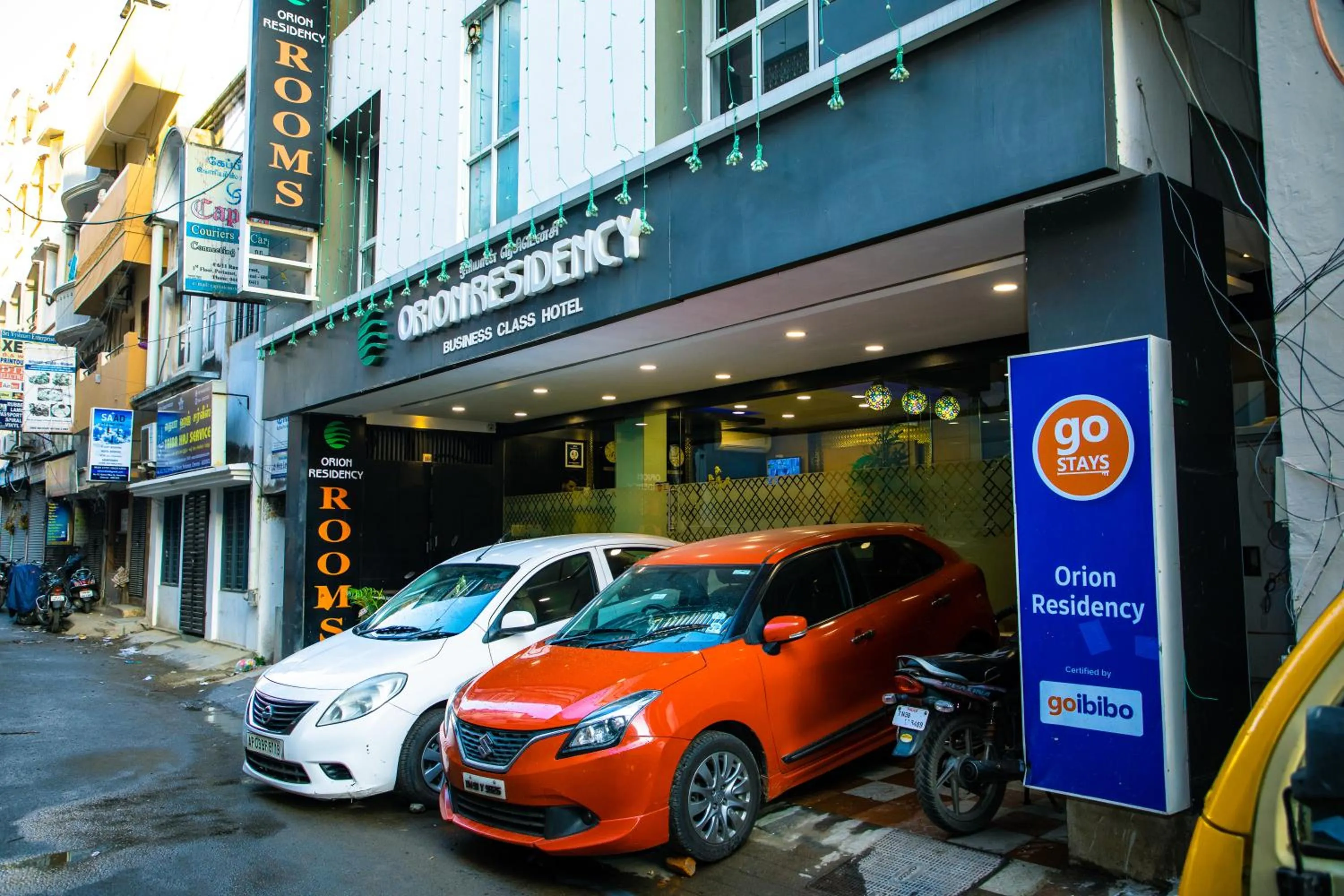 Facade/entrance in Orion Residency Hotel Near Chennai Central Railway Station