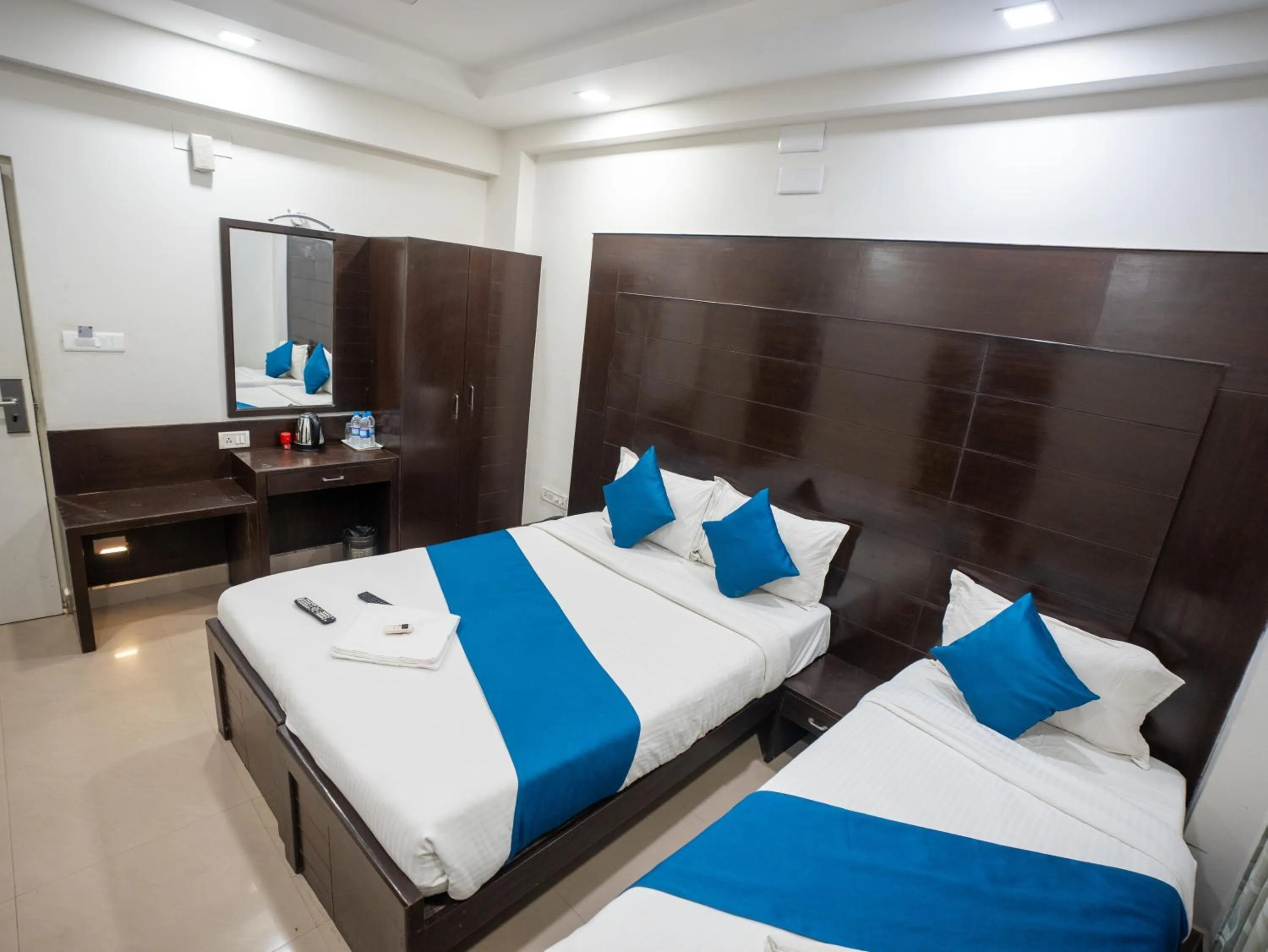 Bed in Orion Residency Hotel Near Chennai Central Railway Station
