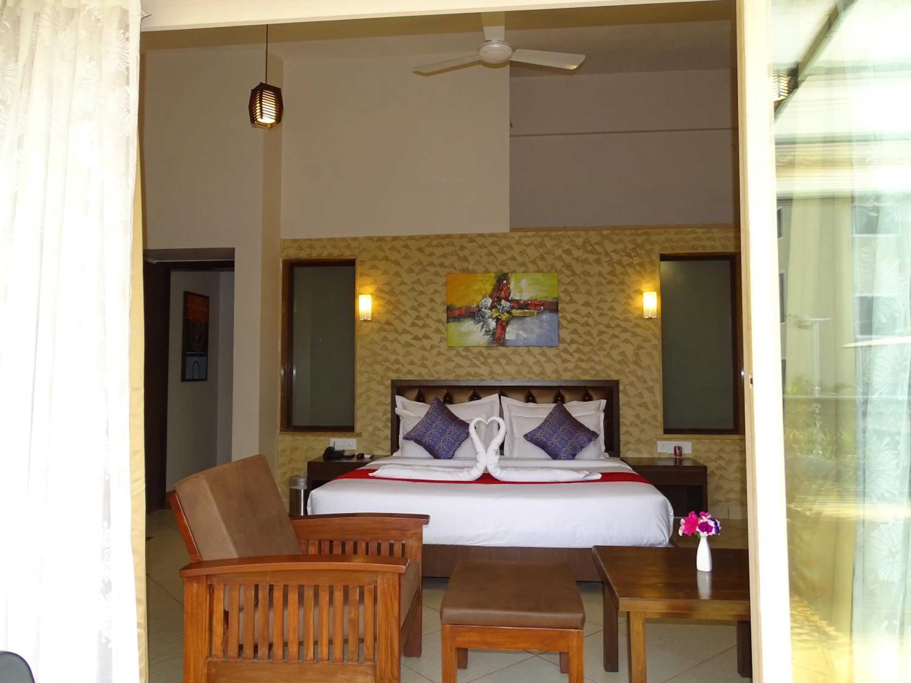 Living room, Bed in Misty Meadows, Lonavala