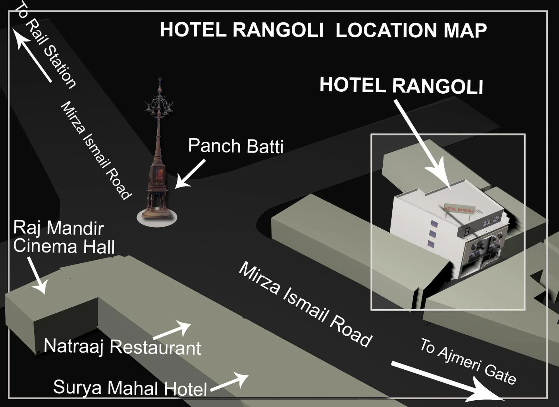 Property building in Hotel Rangoli
