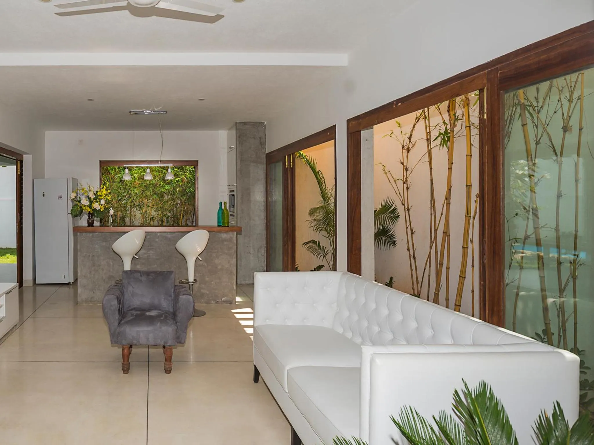 Lobby or reception, Bed in Kadal The Beach House