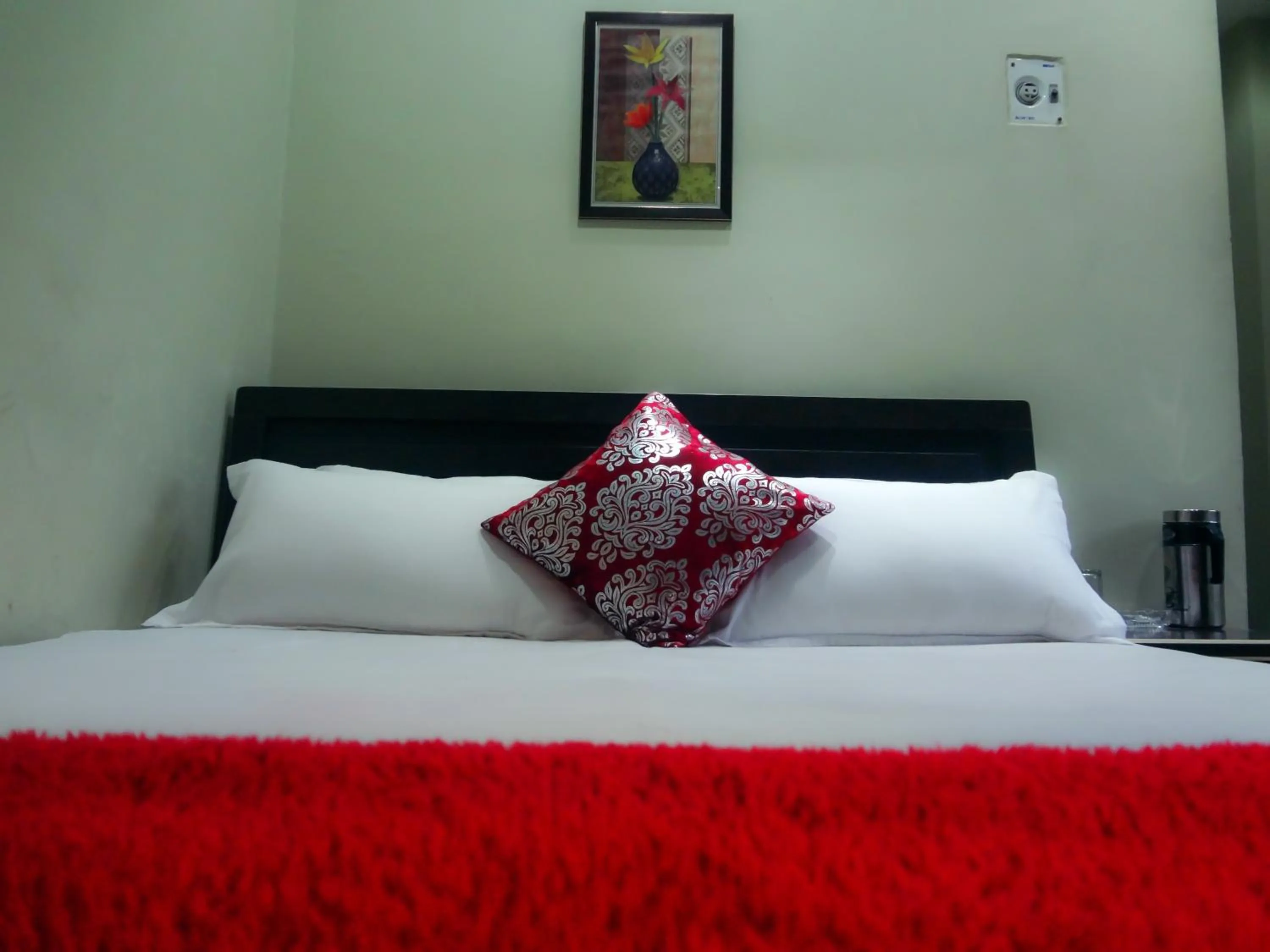 Bed in Hotel Parvati Palace Sehore