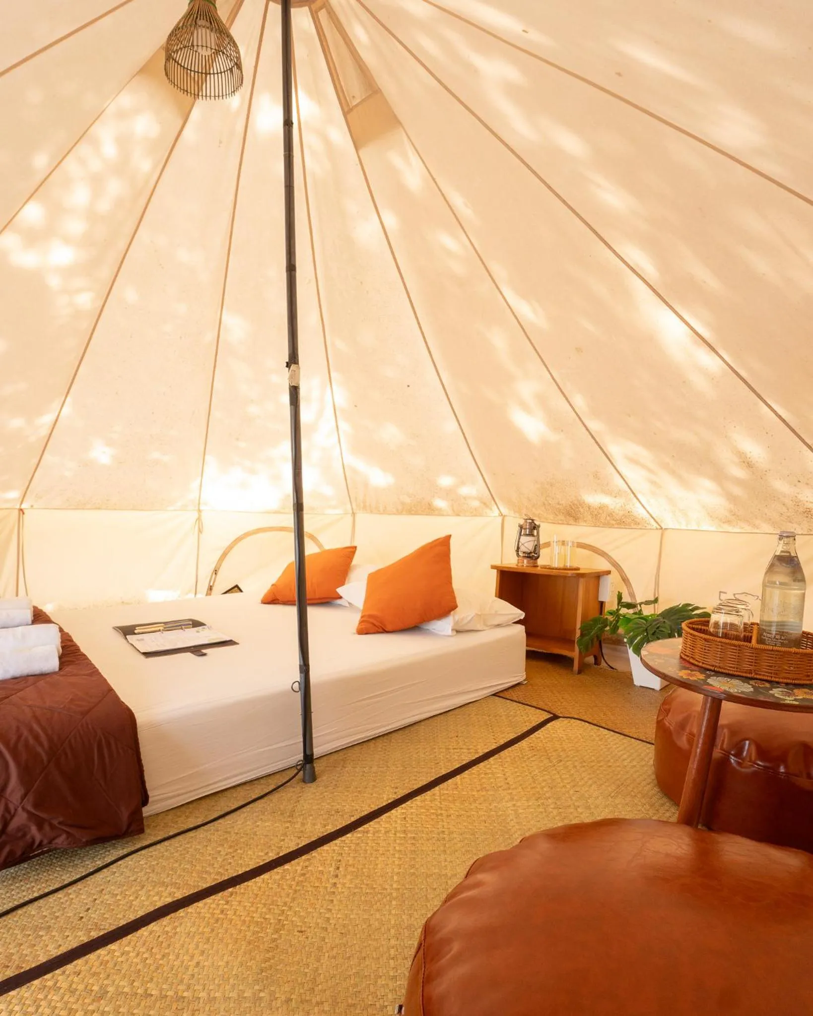 Bed in Baan Talay Resort & Yoga