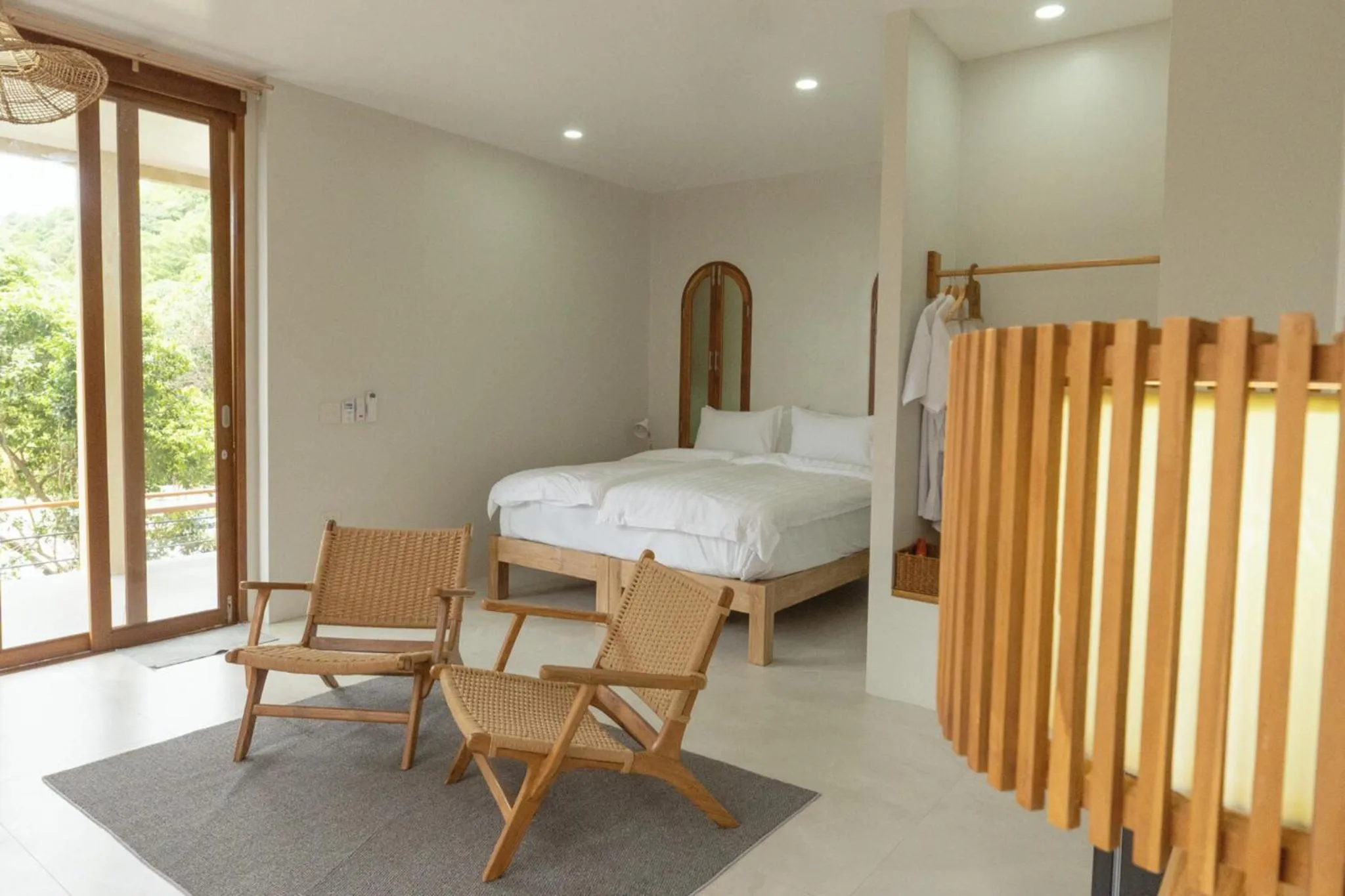 Bed in Baan Talay Resort & Yoga