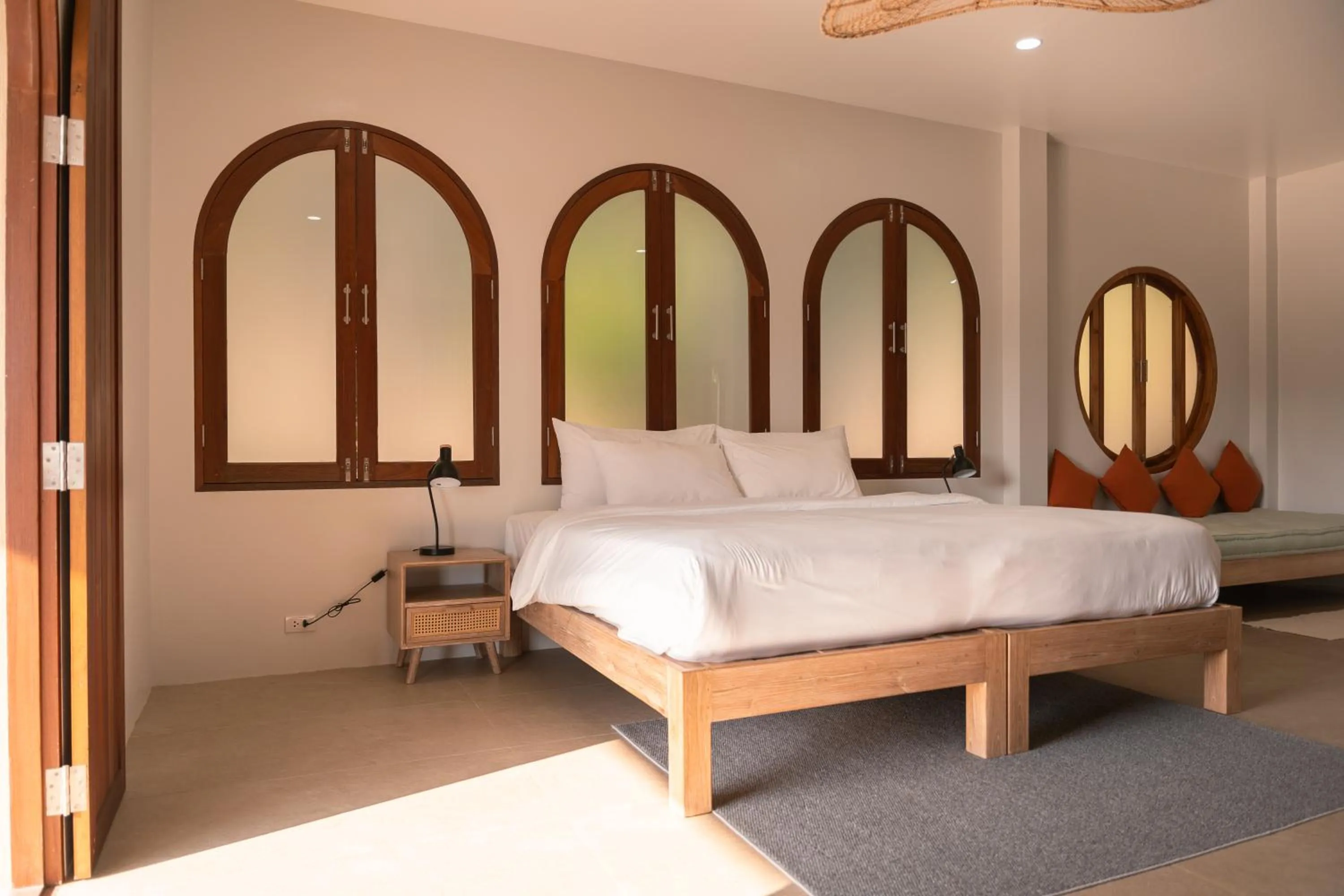 Bed in Baan Talay Resort & Yoga