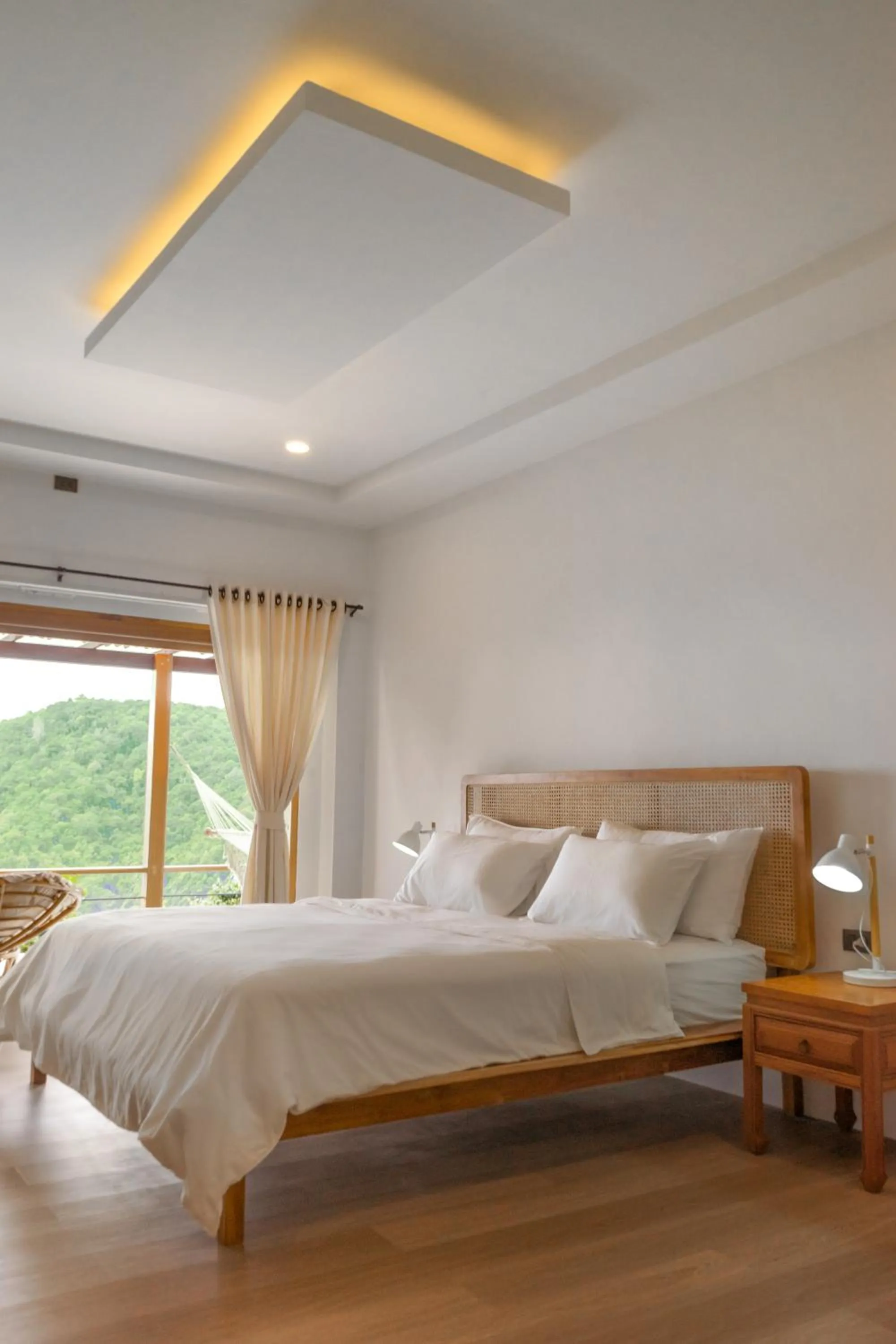 Bed in Baan Talay Resort & Yoga