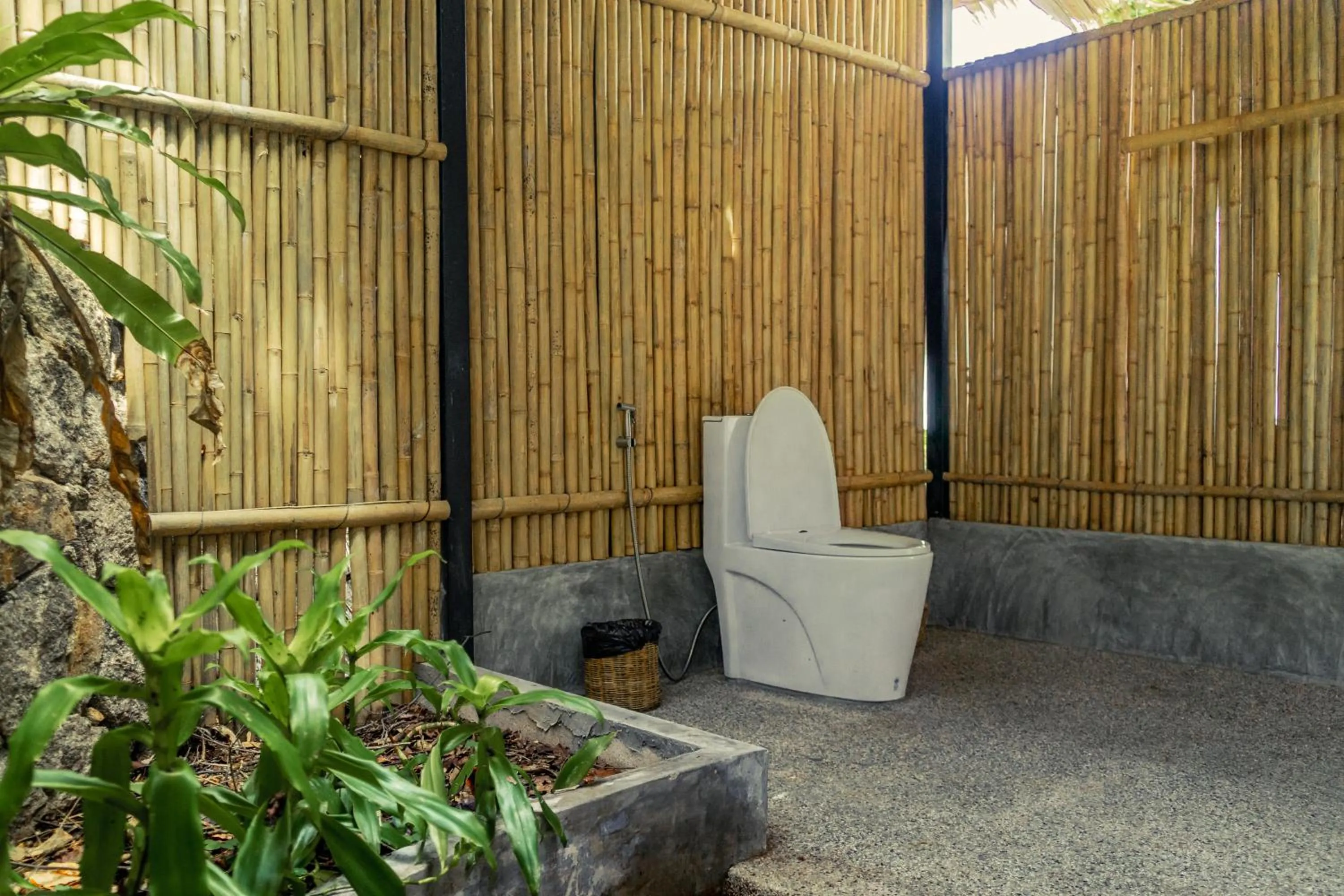 Toilet in Baan Talay Resort & Yoga