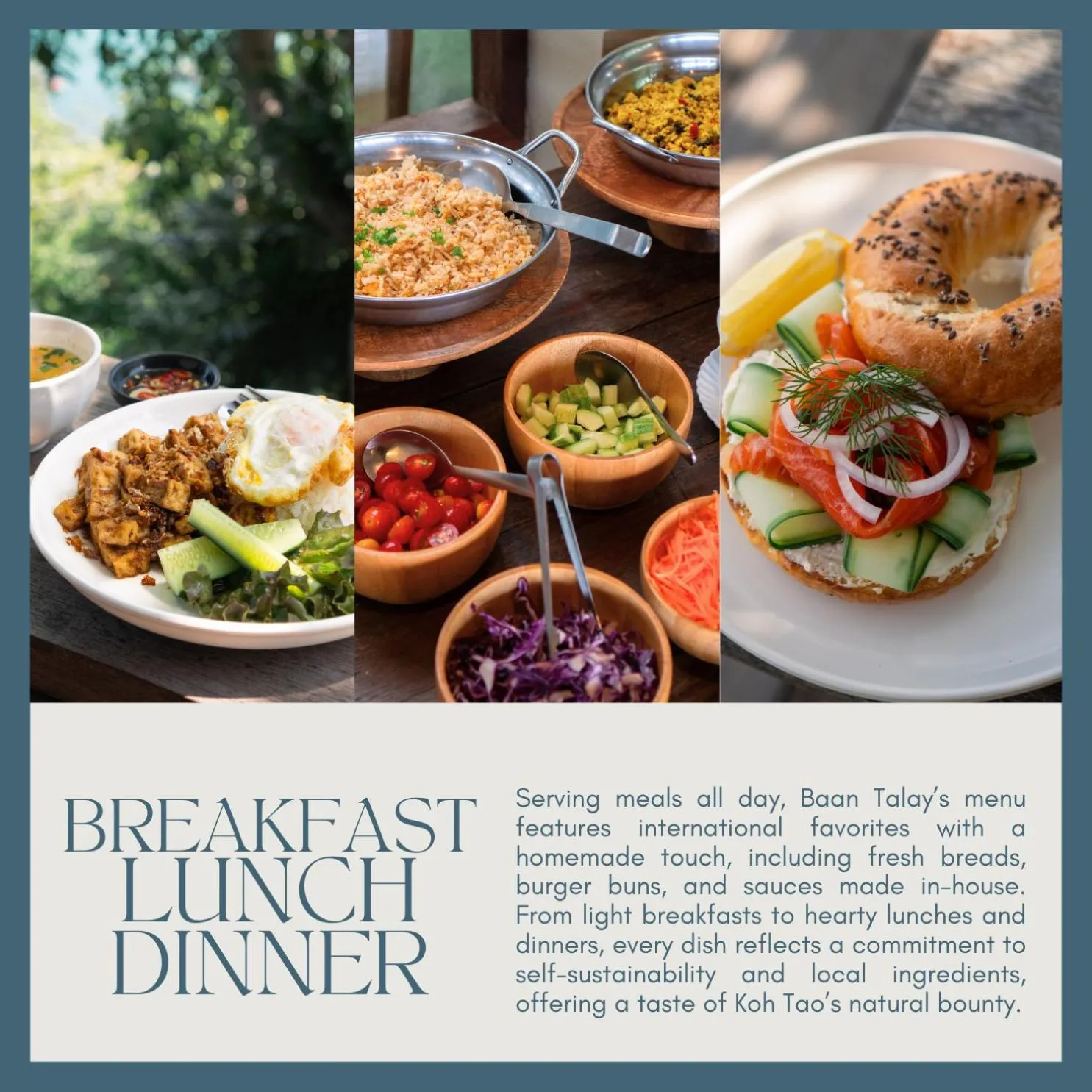 Restaurant/places to eat in Baan Talay Resort & Yoga