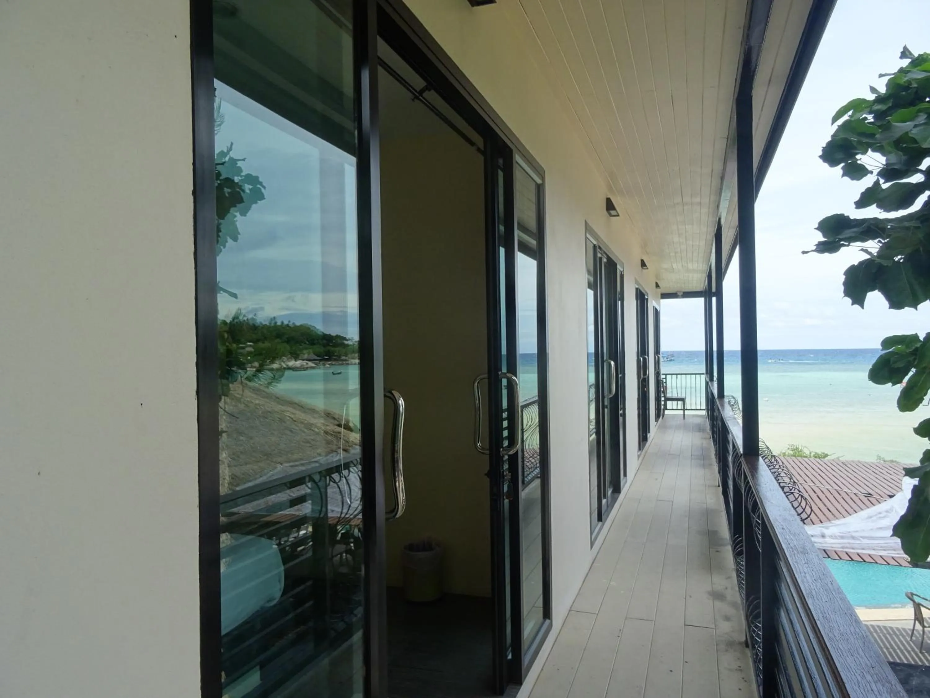 Balcony/Terrace in New Heaven Dive School and Resort