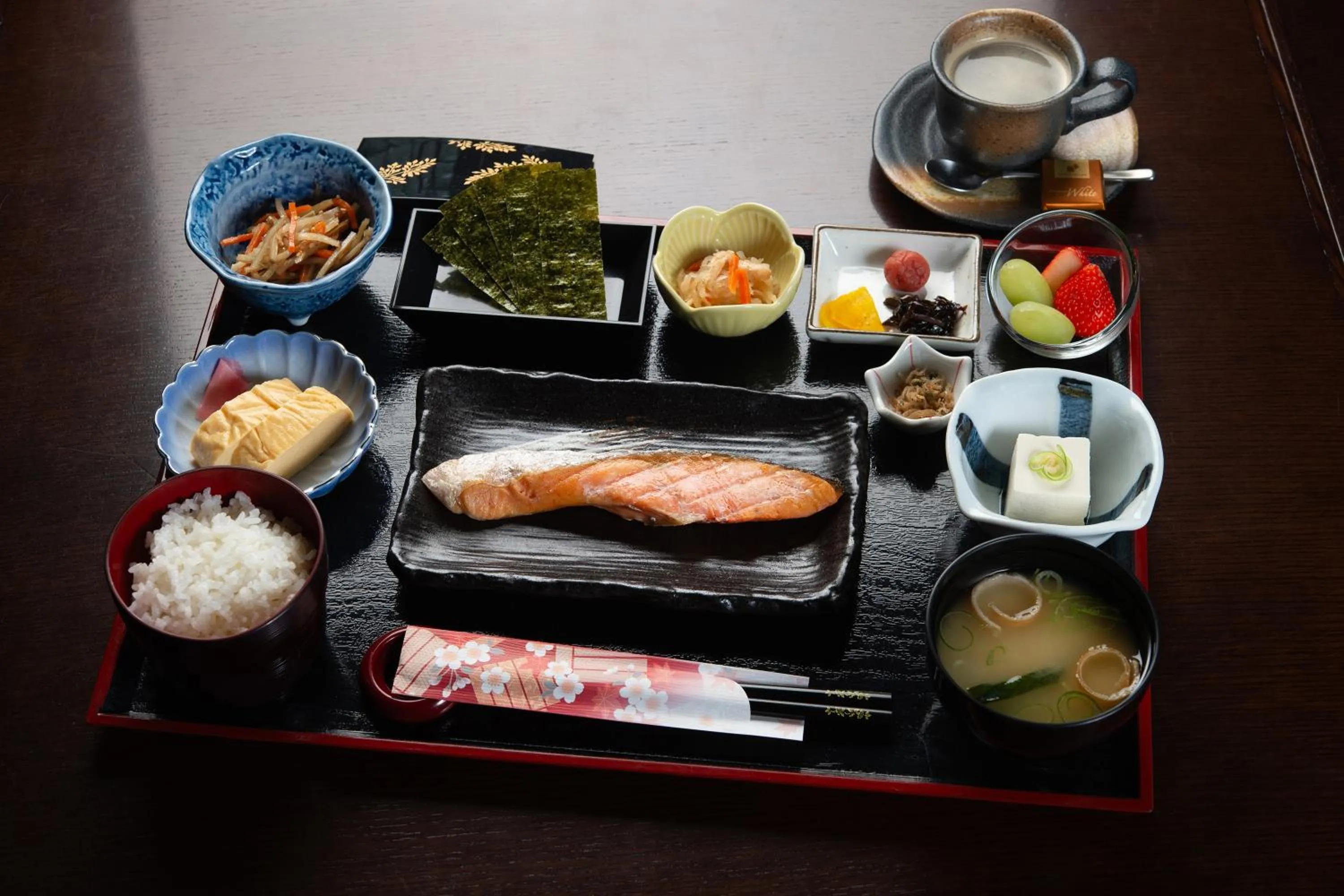 Food close-up in Hotel Arashiyama