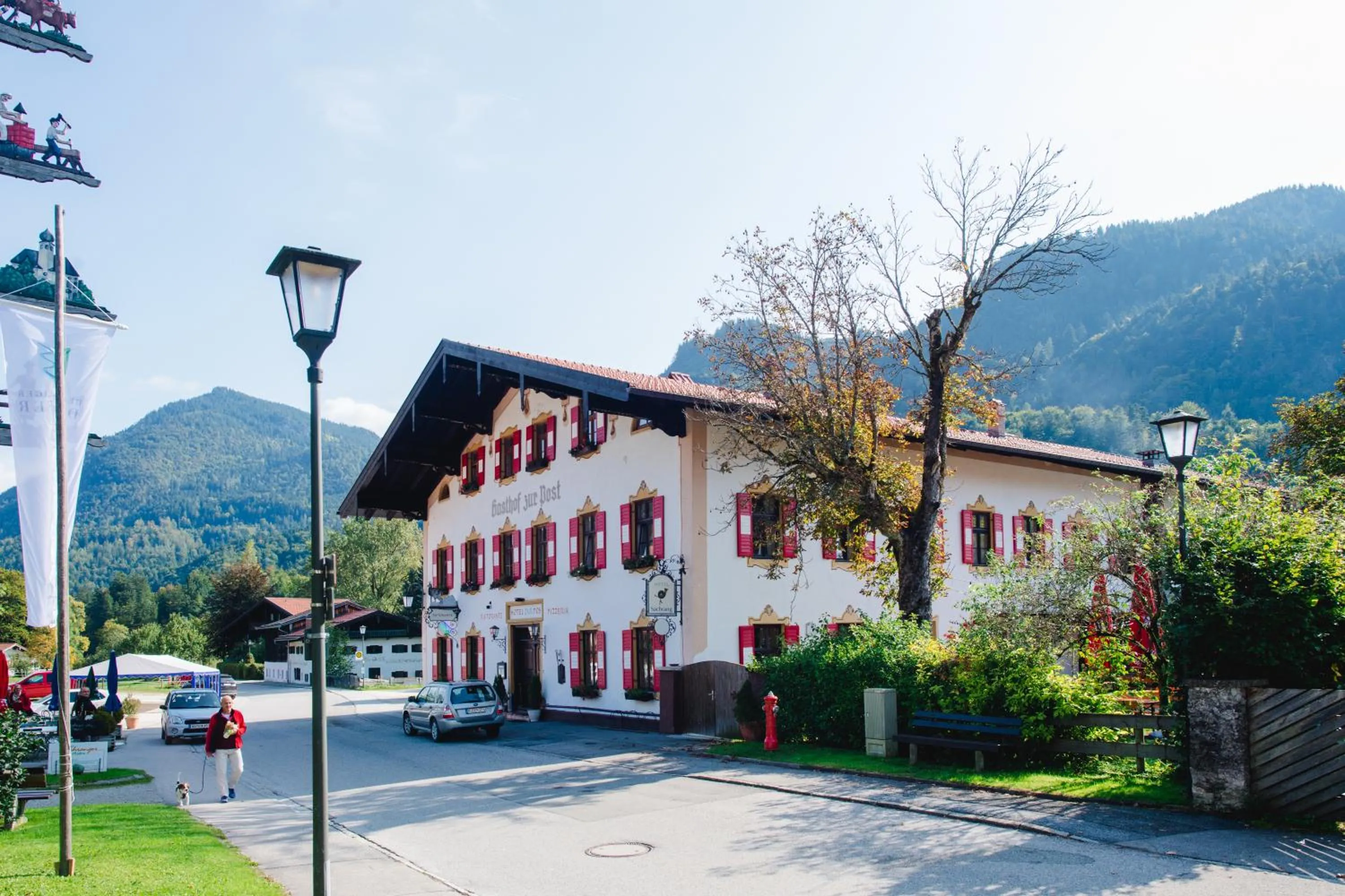 Facade/entrance in Posthotel Sachrang