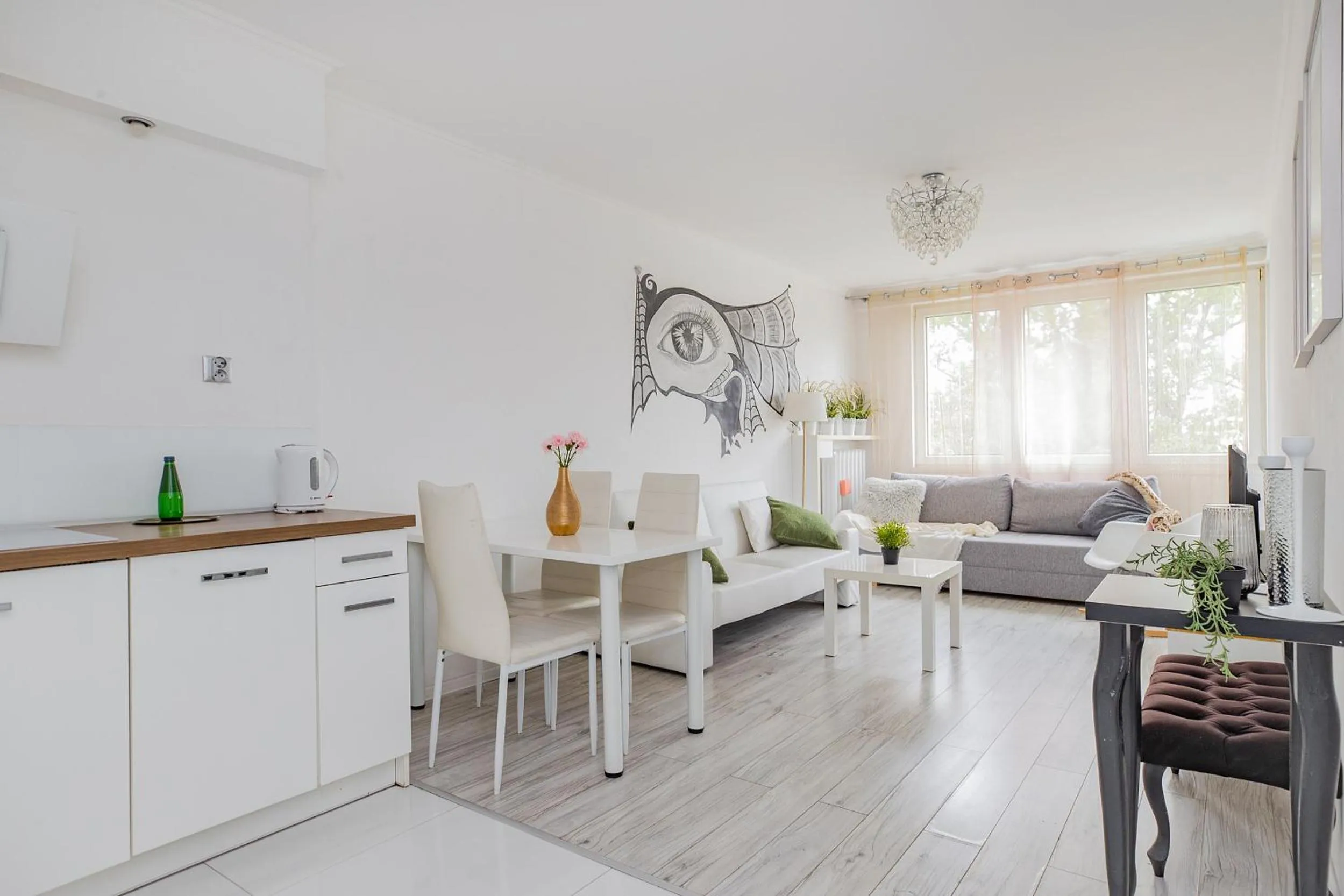 Living room in ShortStayPoland Aleje Jerozolimskie (B13)