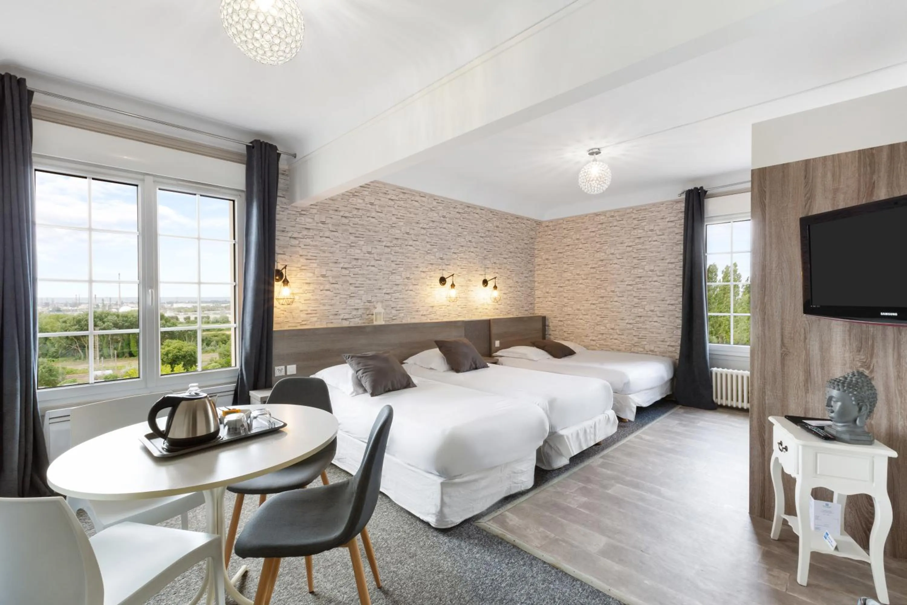 Bedroom, Bed in Sure Hotel by Best Western Port Jérome - Le Havre