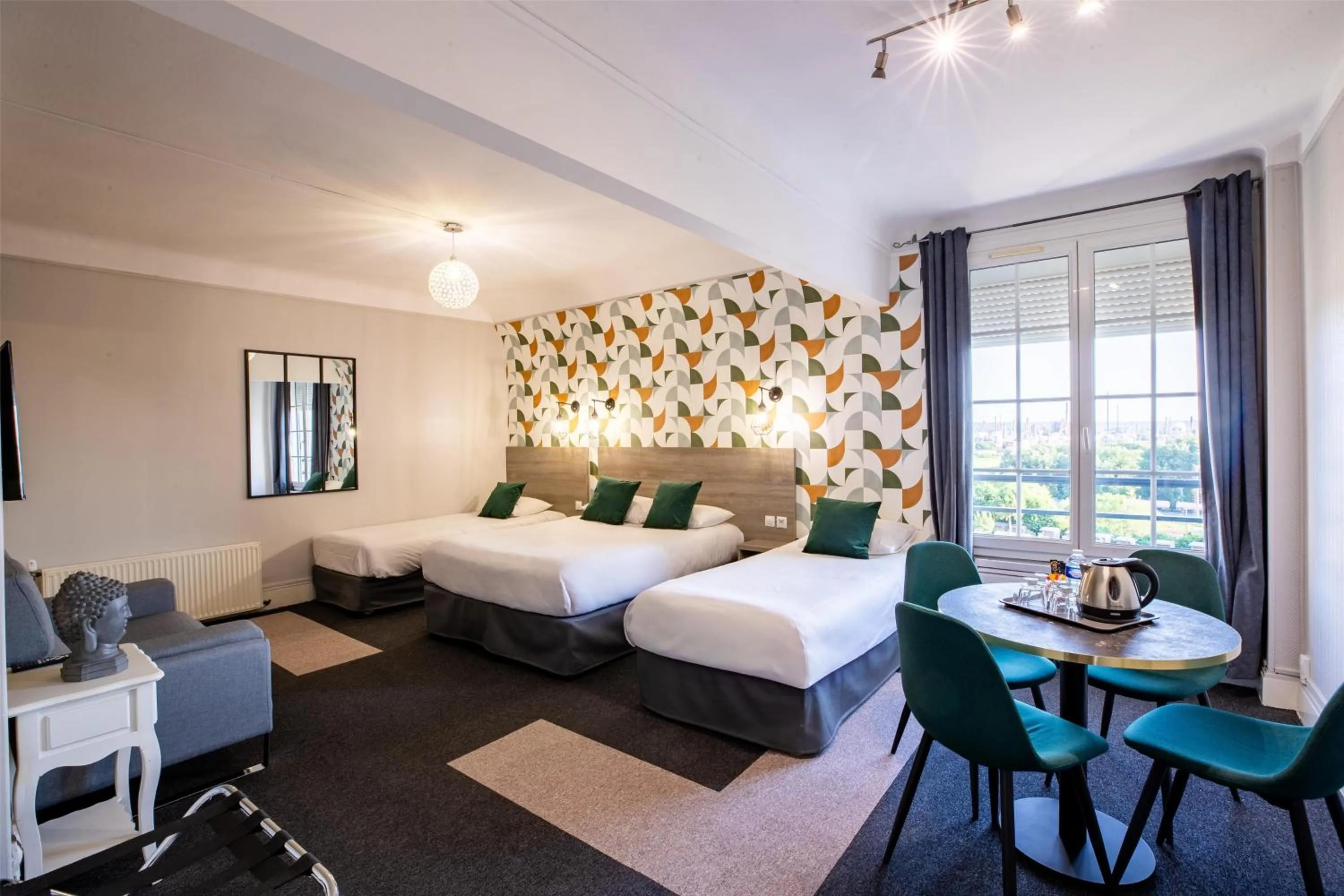 Bedroom, Bed in Sure Hotel by Best Western Port Jérome - Le Havre