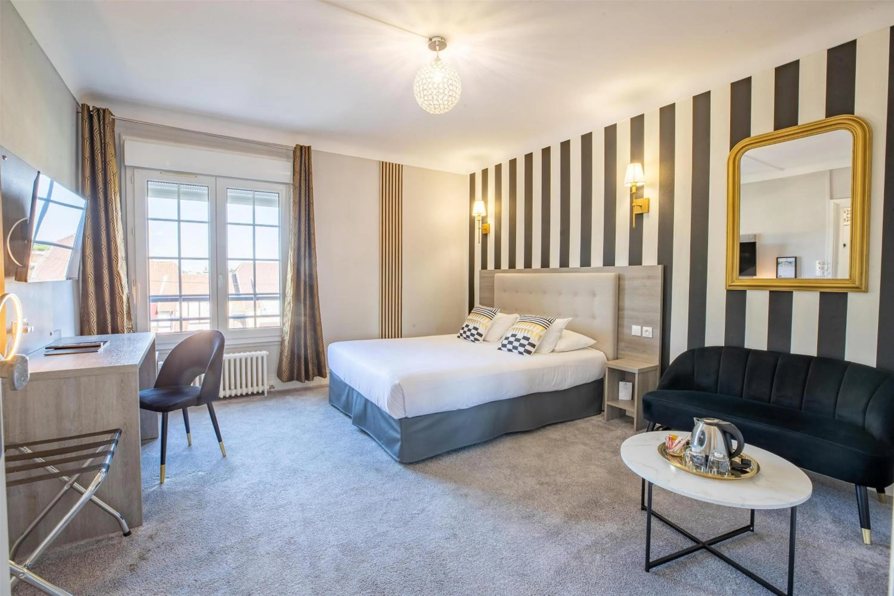 Bedroom, Bed in Sure Hotel by Best Western Port Jérome - Le Havre