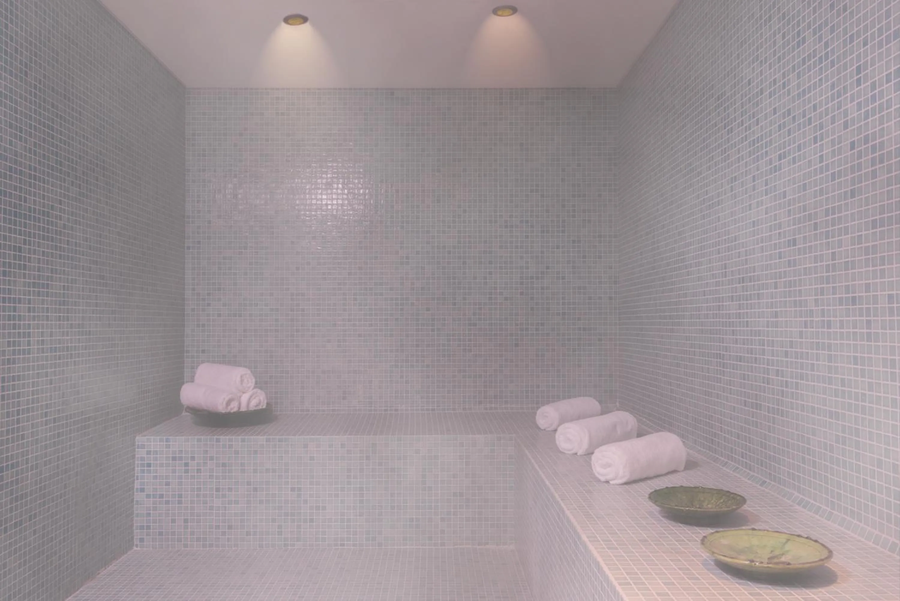 Steam room in U Boutique Kinneret by the Sea of Galilee