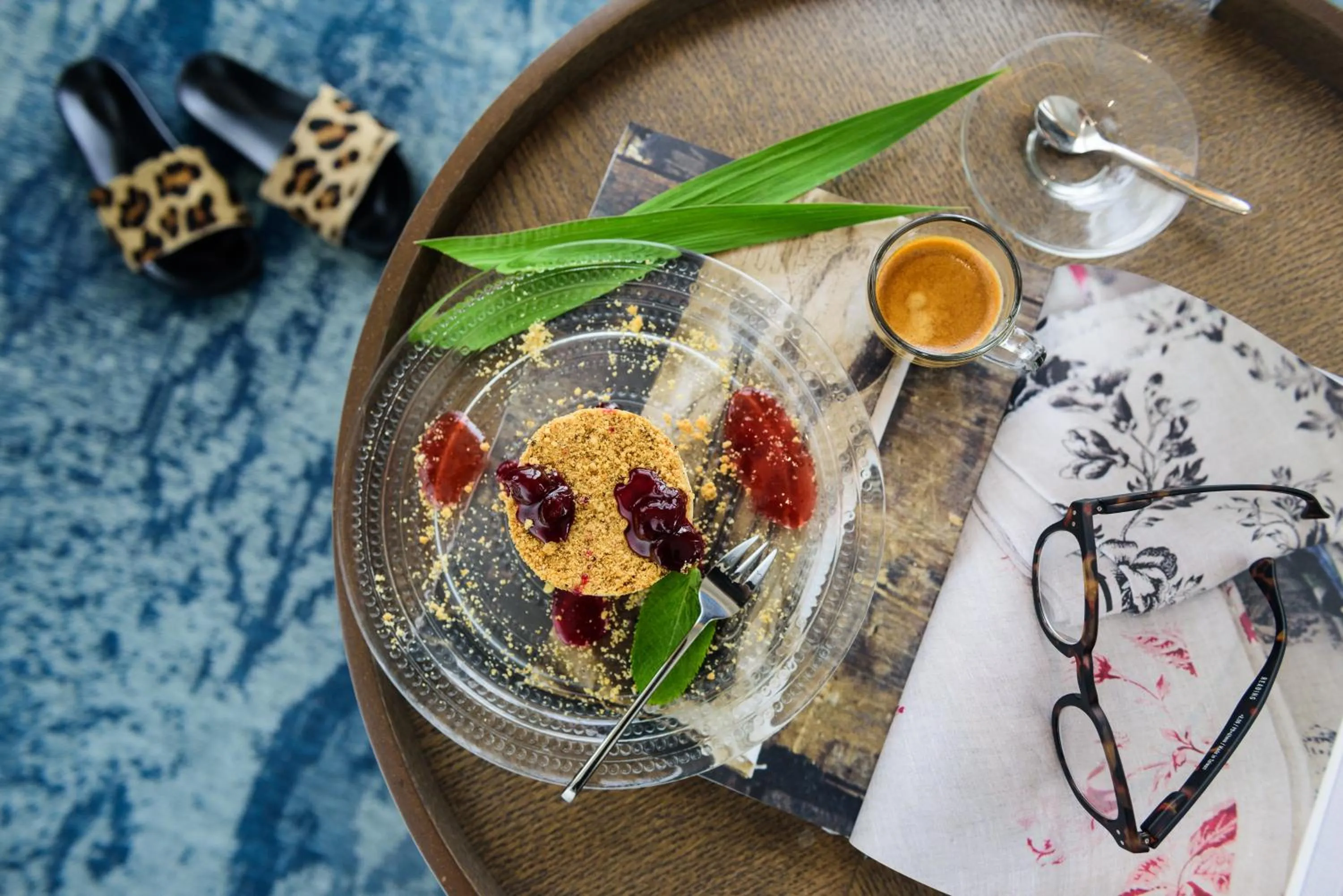 Food and drinks in U Boutique Kinneret by the Sea of Galilee