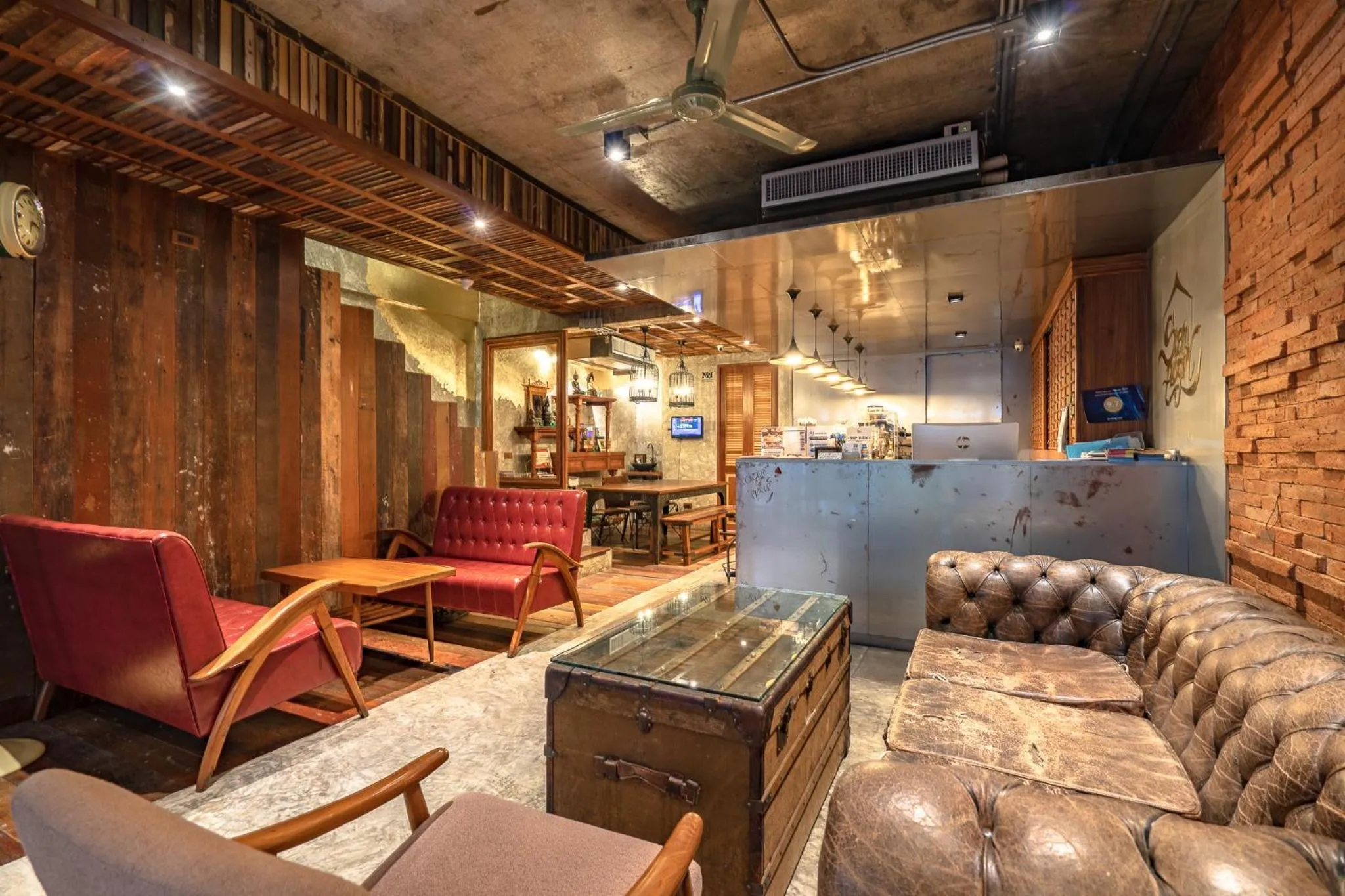 Lobby or reception in Siam Plug In Hostel