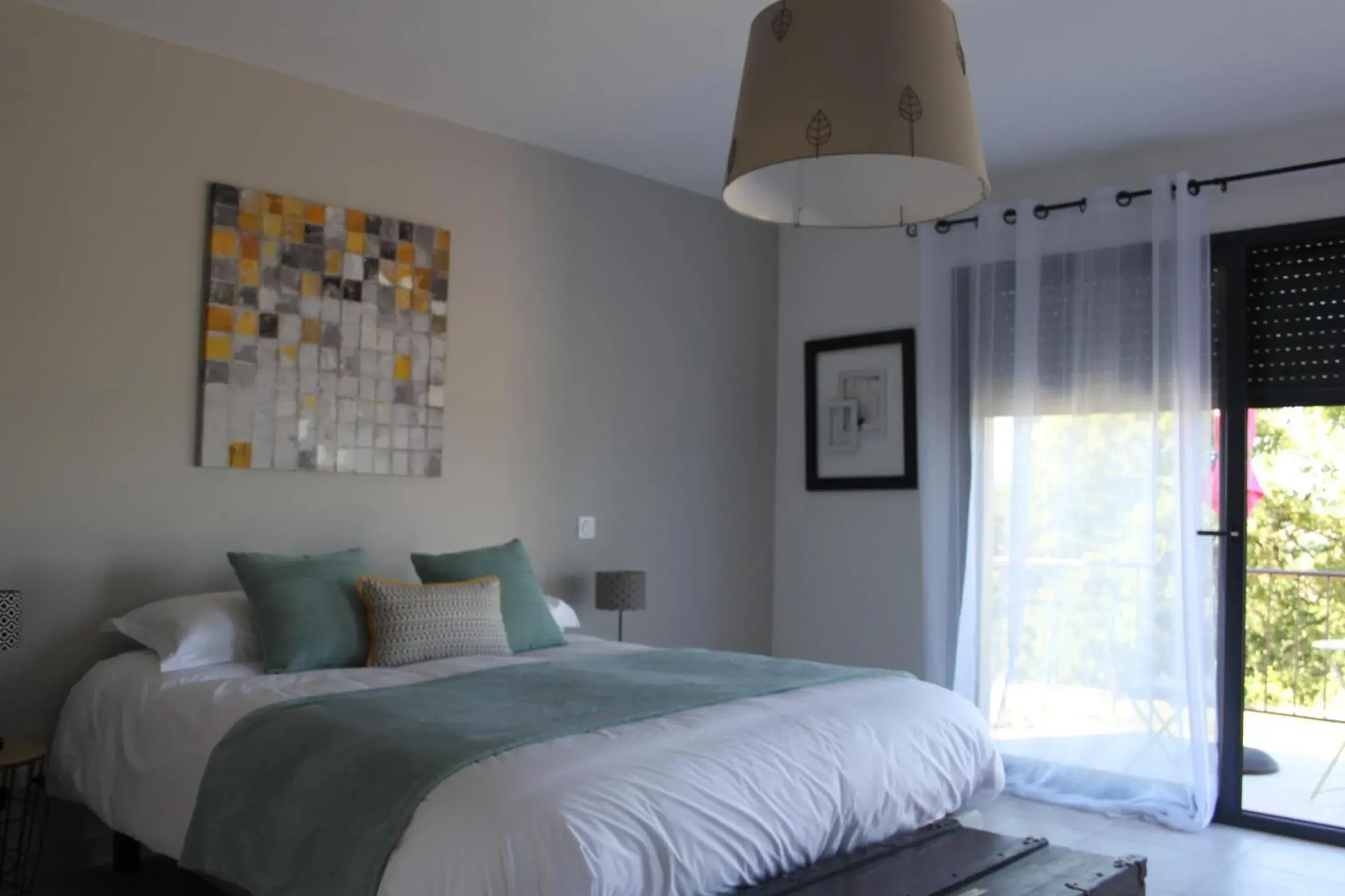 Double Room with Terrace in Au Fil des Cévennes Double Room with Terrace in Au Fil des Cévennes