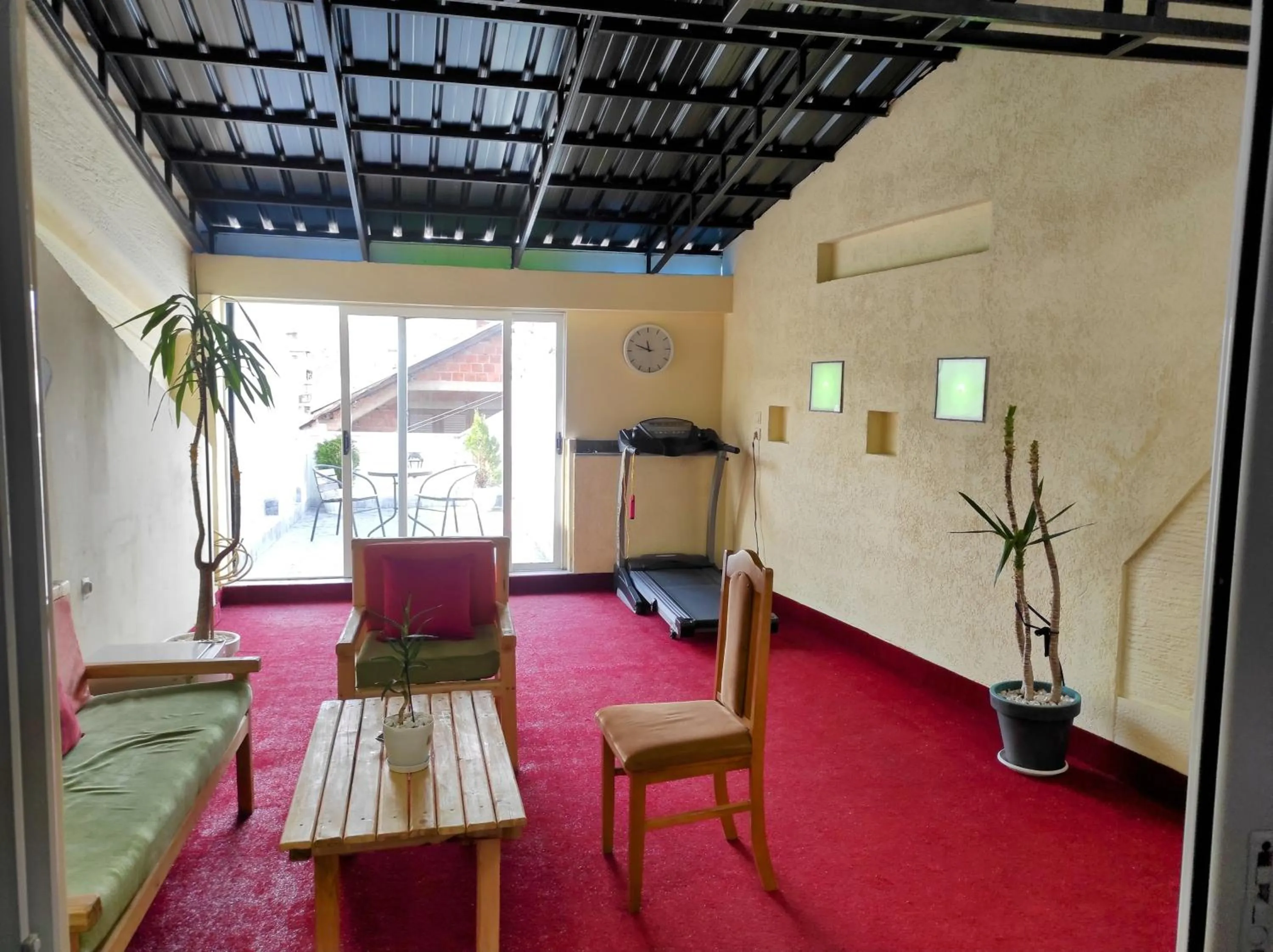 Patio in Urban Boutique Hotel