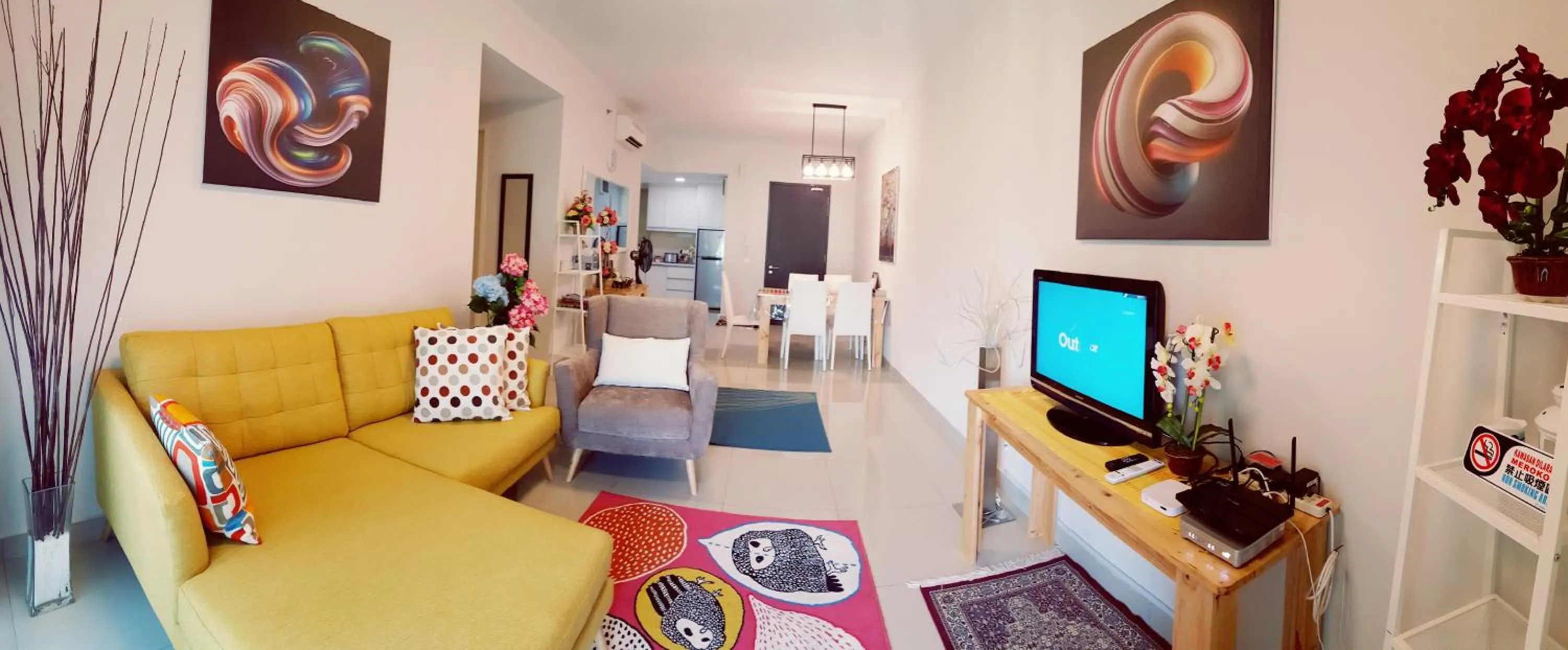 Communal lounge/ TV room in Skyview Univ360 Place Facing Mines Lake