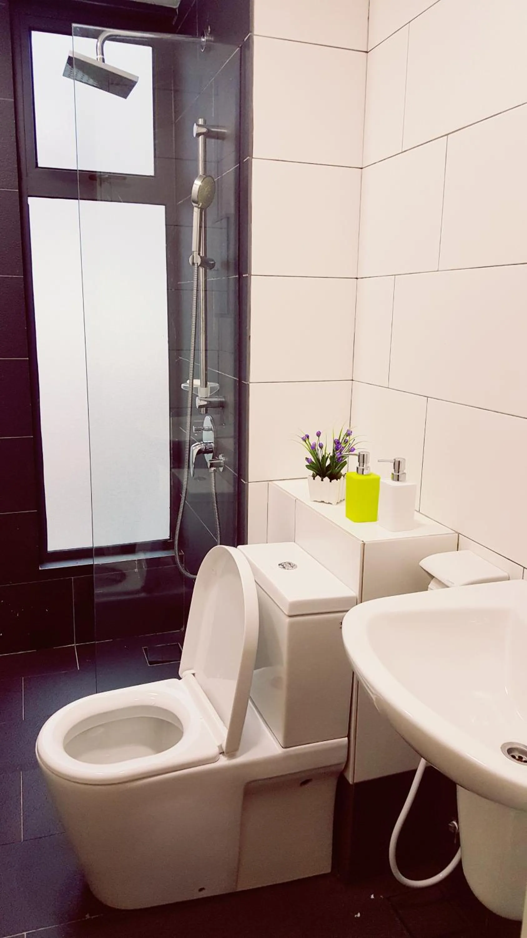 Shower in Skyview Univ360 Place Facing Mines Lake