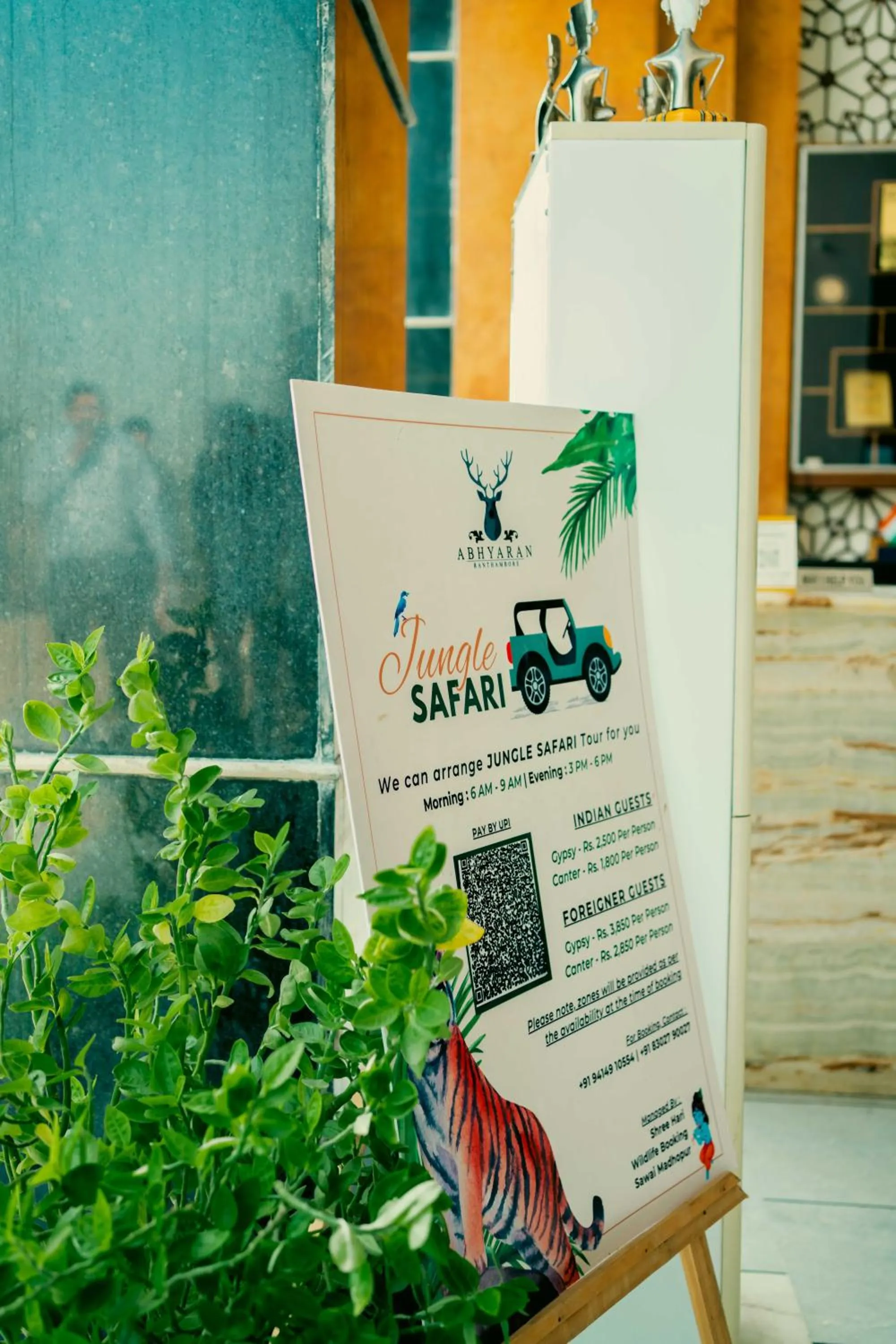 Lobby or reception in Abhyaran Resort & Spa Ranthambore