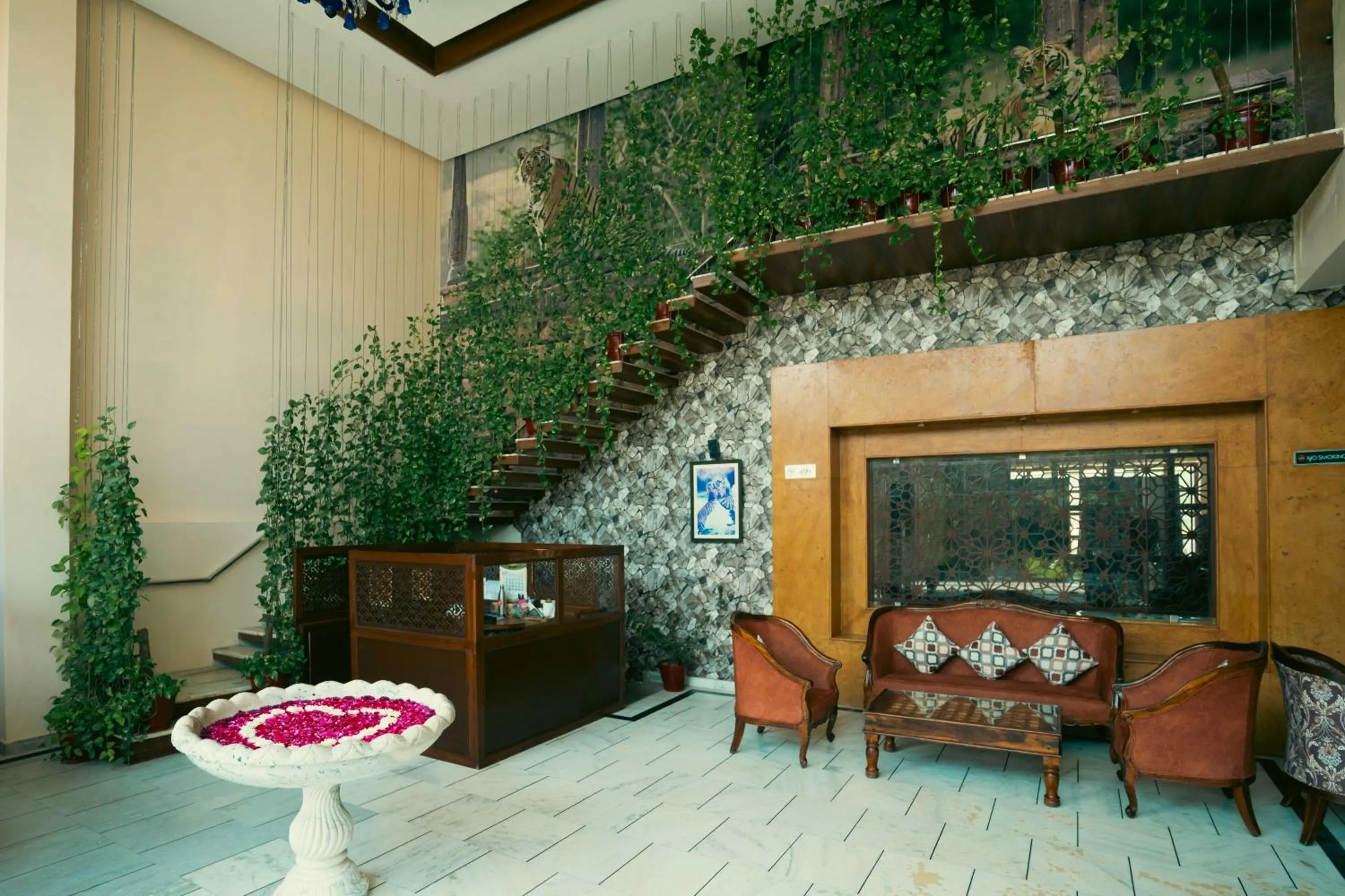 Lobby or reception in Abhyaran Resort & Spa Ranthambore