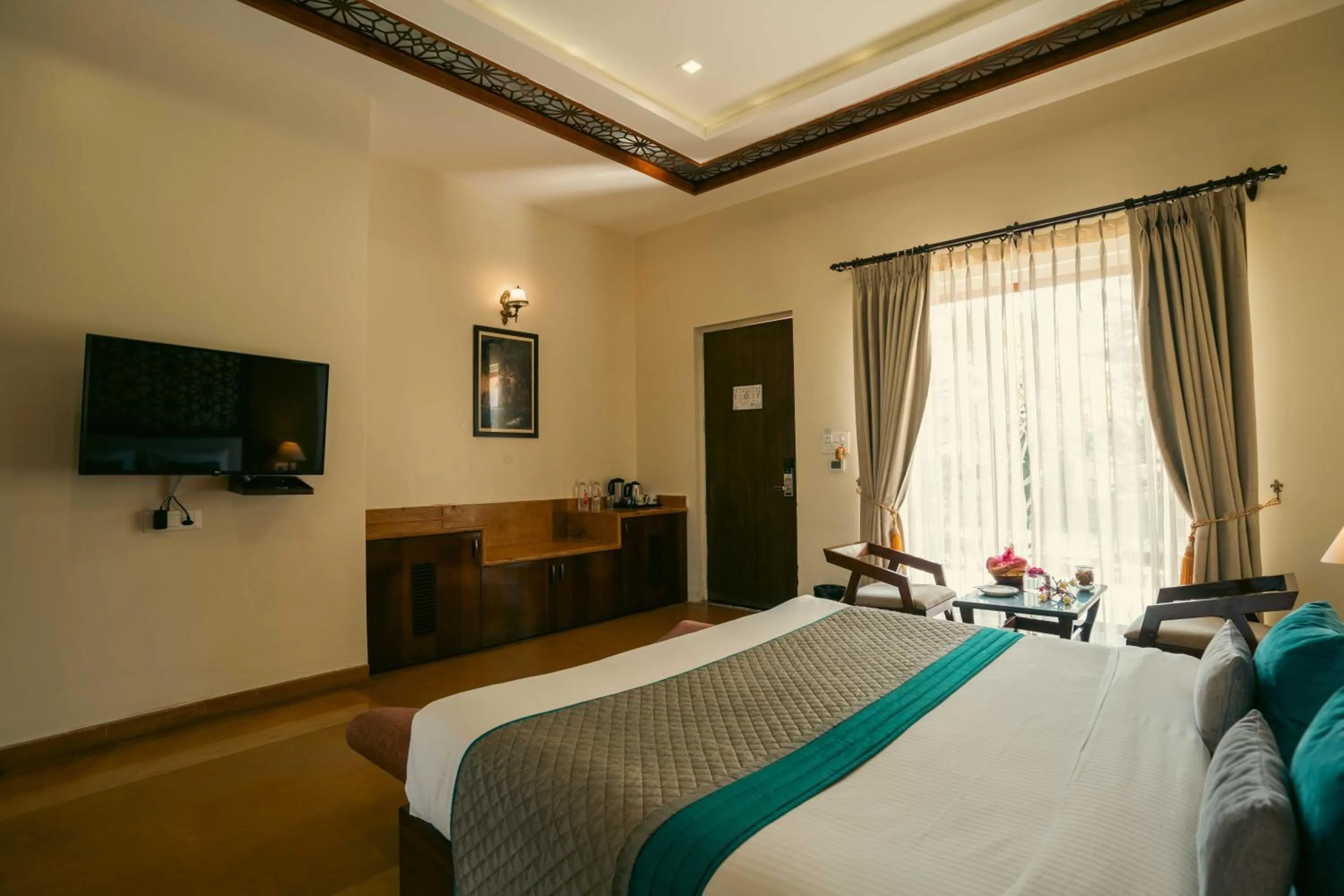 Photo of the whole room, Bed in Abhyaran Resort & Spa Ranthambore
