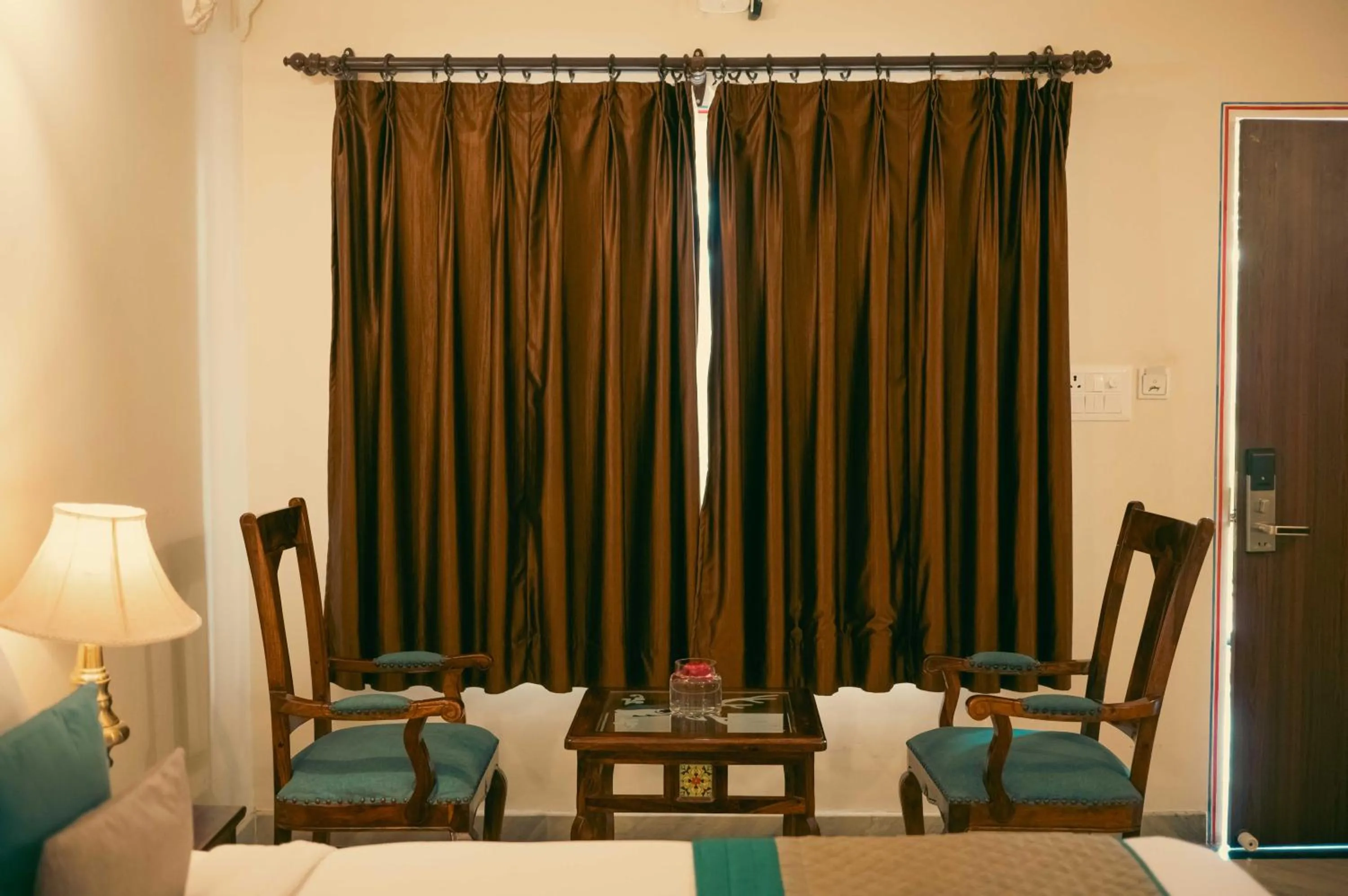Seating area in Abhyaran Resort & Spa Ranthambore