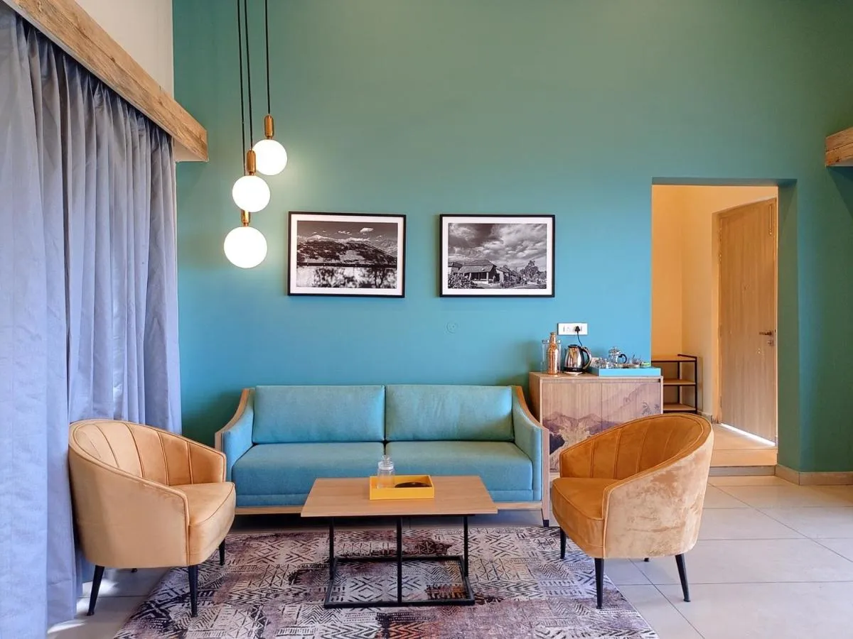 Living room in Rakkh Resort, a member of Radisson Individuals Retreats